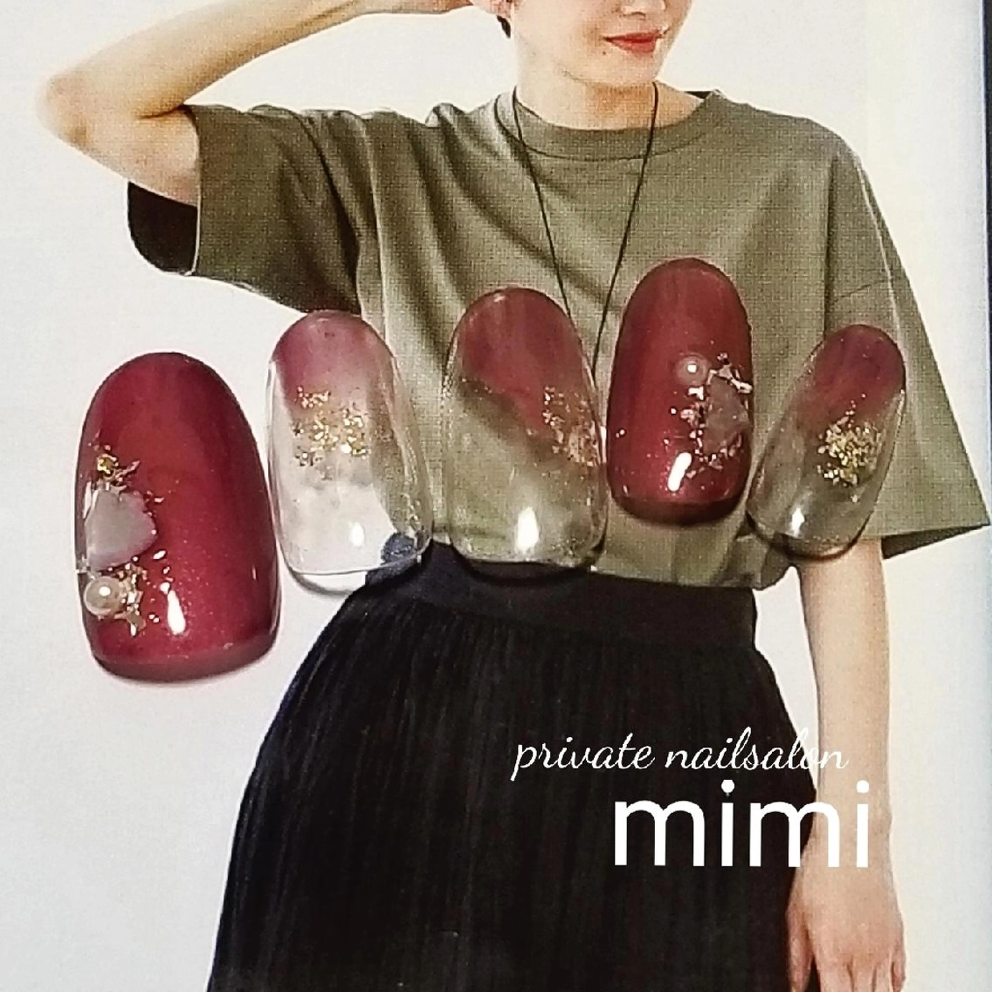 ネイル ハンドネイル 博多ネイル ｍｉｍｉのネイルデザイン