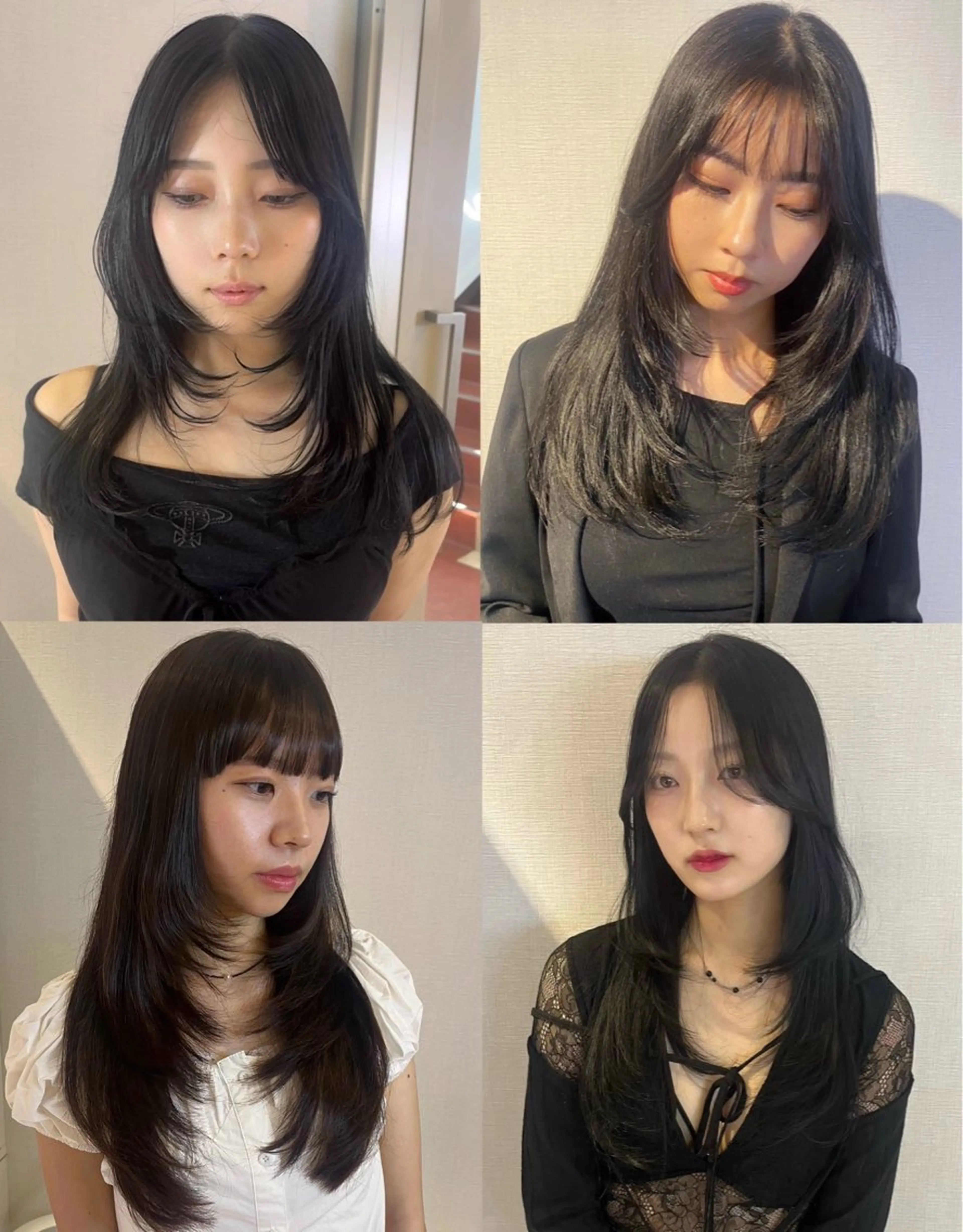 ロング ロングレイヤー ハッシュカット レイヤーカット ロング 長沼ゆうか /レイヤーカットのヘアスタイル