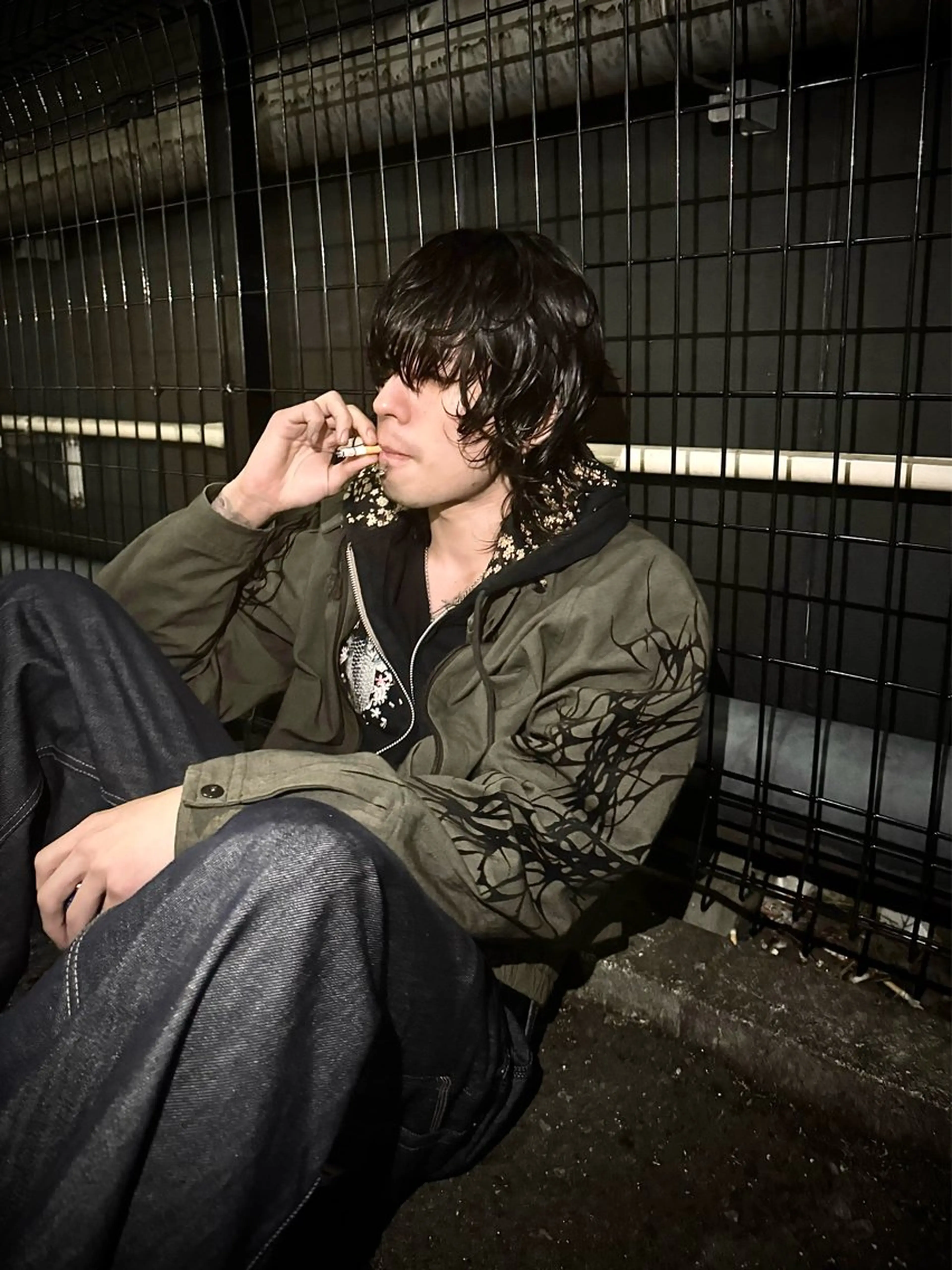 メンズ カット パーマ トリートメント デザインカラー⭐︎★ 🐆hyo🐆のヘアスタイル