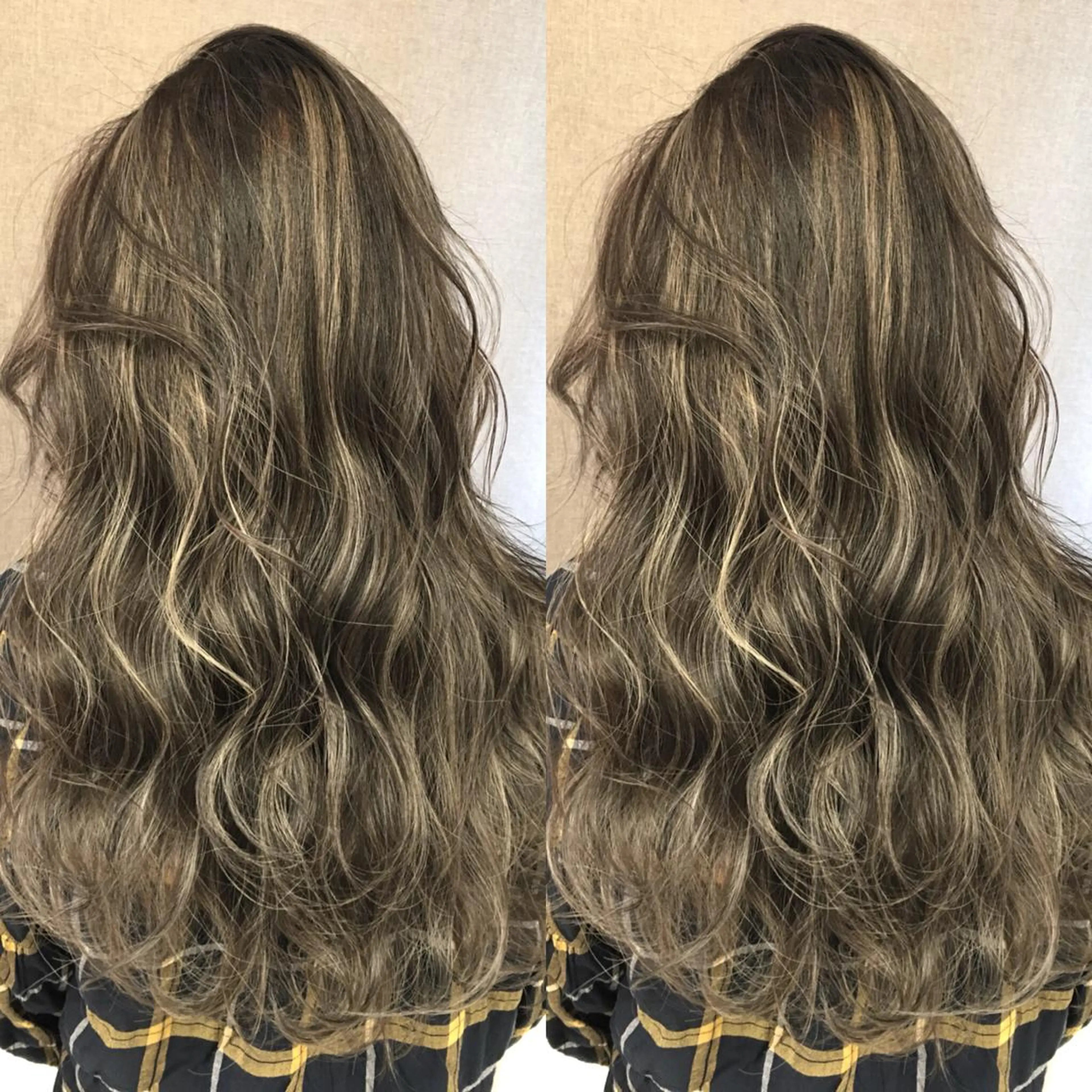 ロング カラー ベージュカラー ハイライトカラー 3Dハイライト ハイライト ヘアカラー トリートメント 井上 一平のヘアスタイル