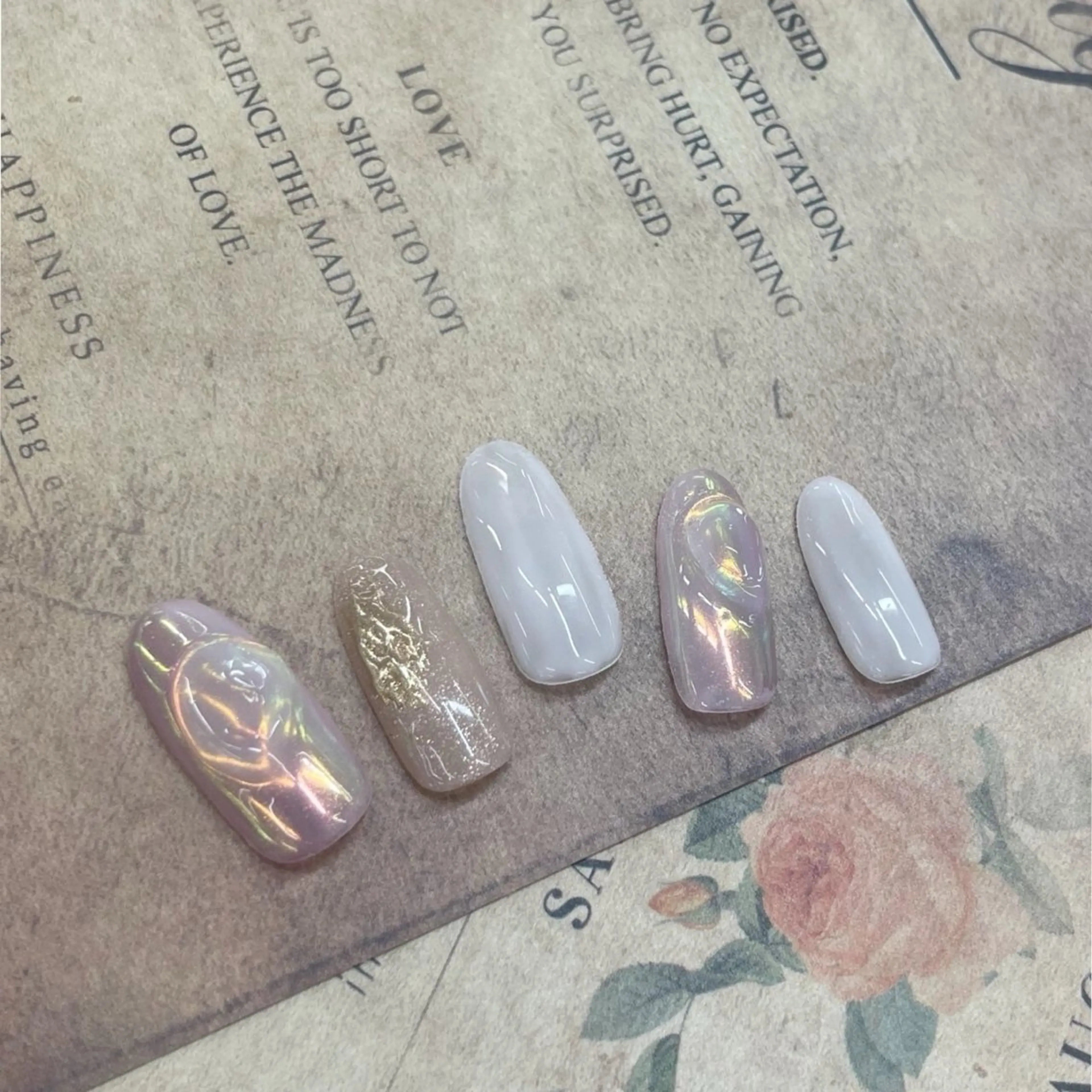 ネイル ⭐︎休業中の練習⭐︎ JNA認定講師髙橋のネイルデザイン