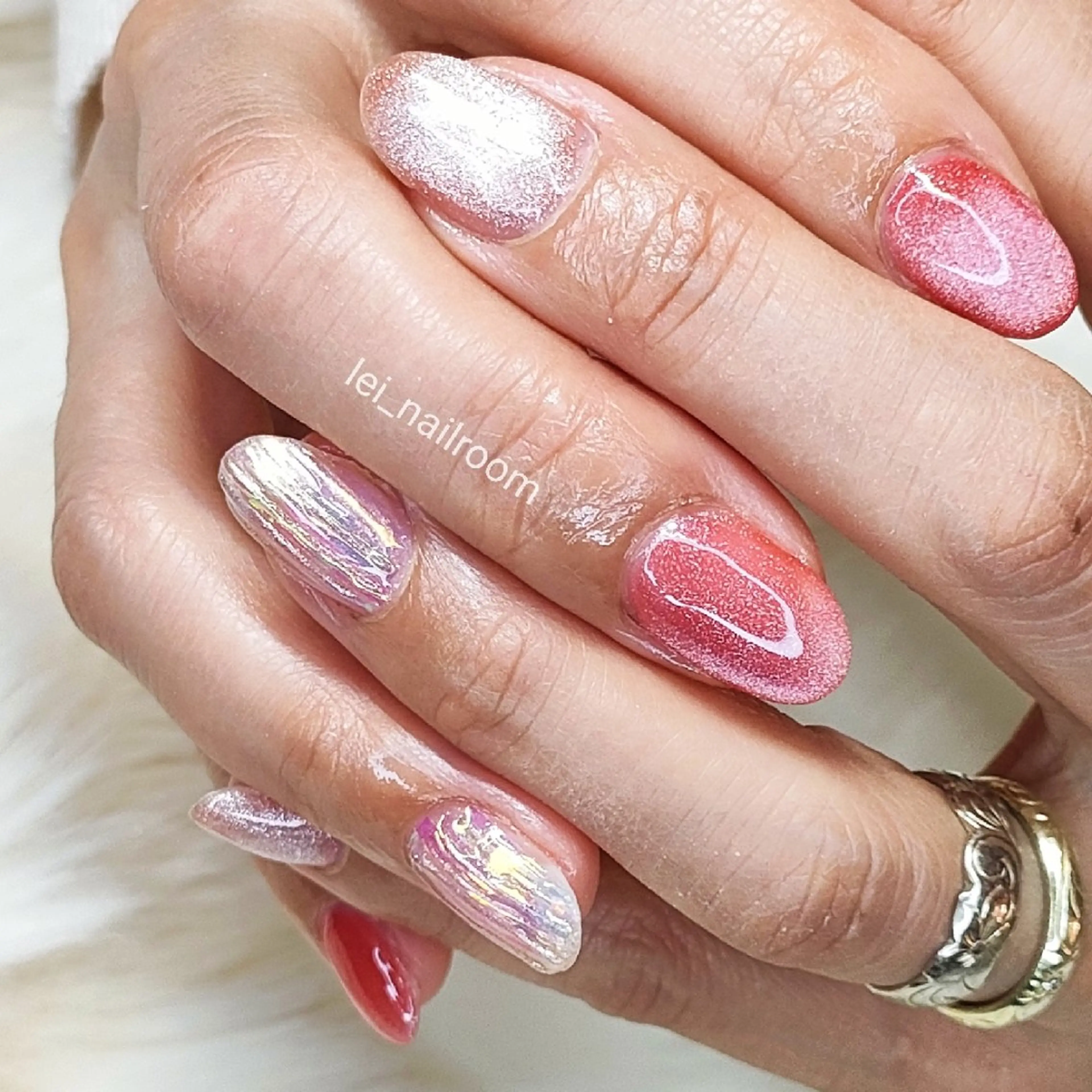 ネイル マグネットネイル lei🌼 nailroomのネイルデザイン