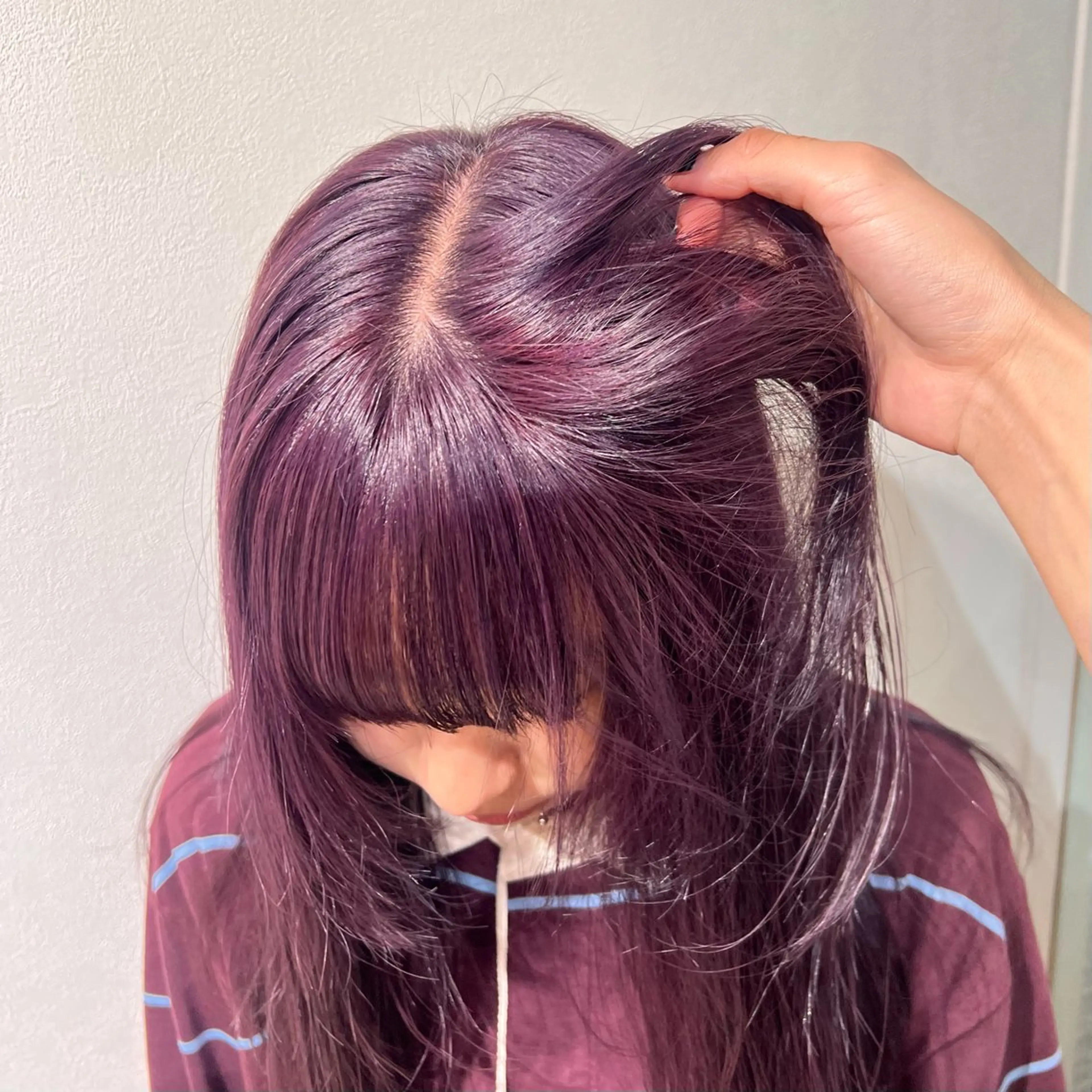 【🥣ダブルカラー】🩵全頭ブリーチ+オンカラー🩵の写真