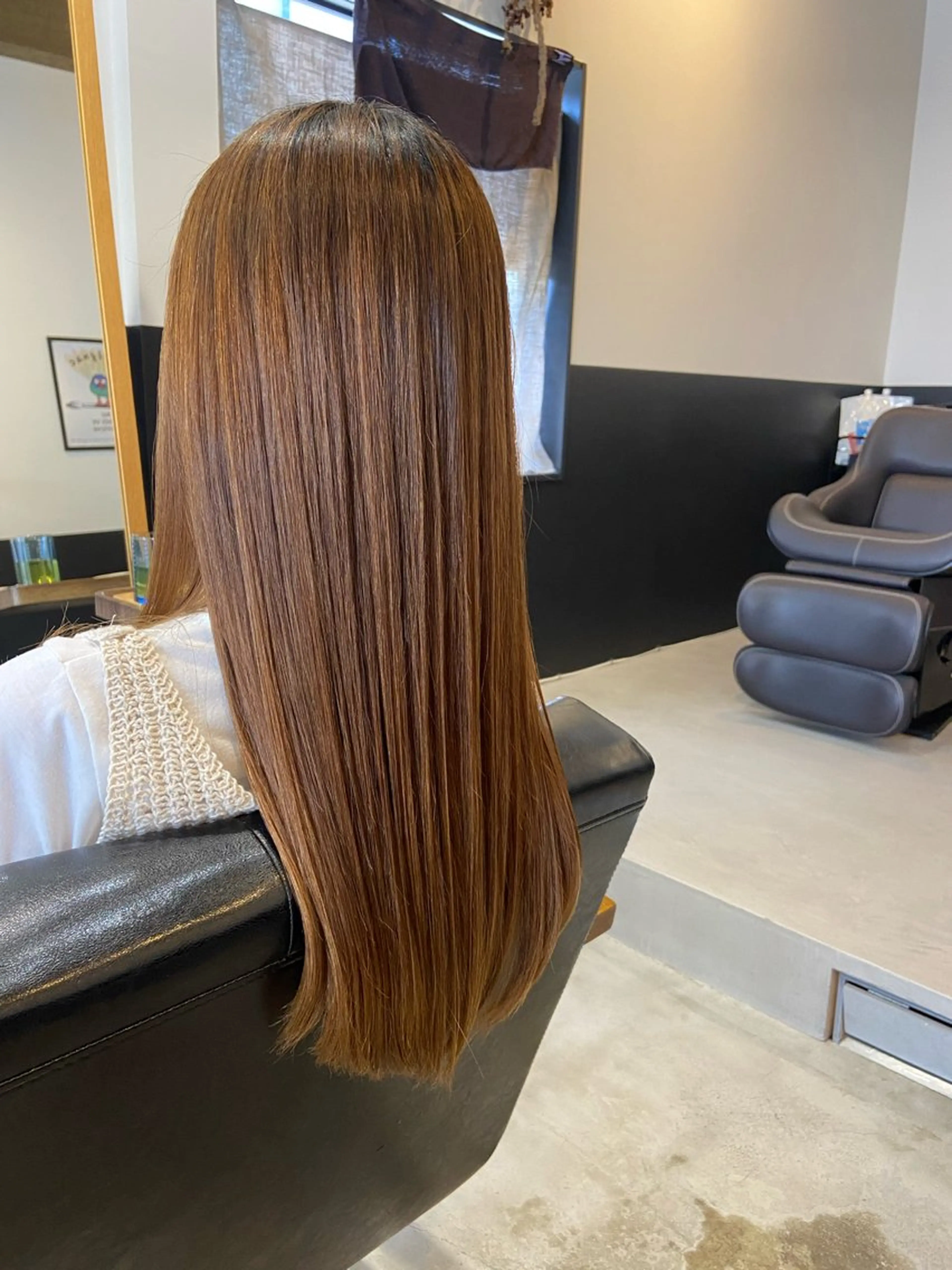 ロング ロング 縮毛矯正 ヘアカラー トリートメント hair salon TOKUNAGA所属・💫縮毛矯正/ カット💫徳永あい子のヘアスタイル