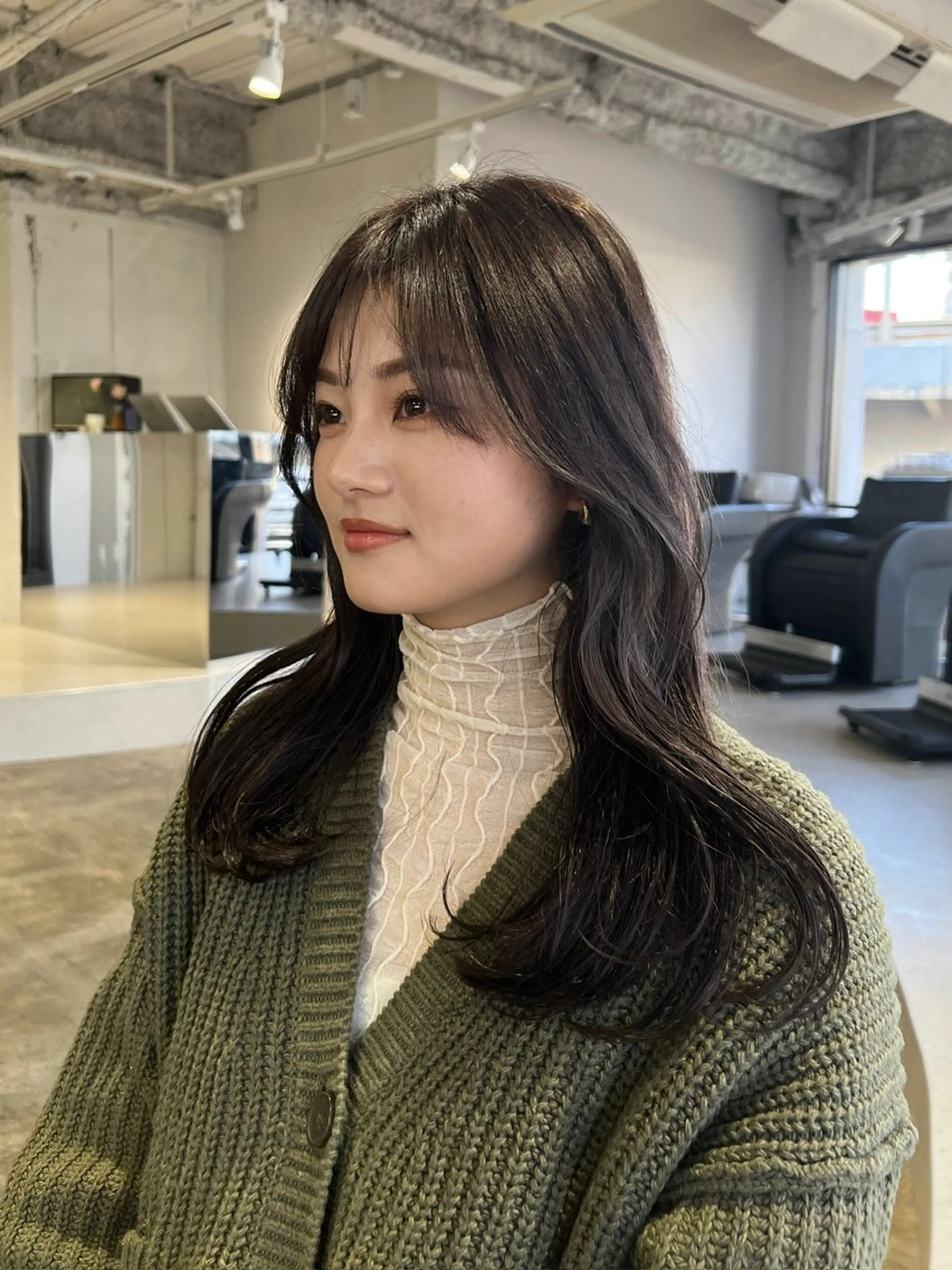 セミロング 店長/レイヤーカット /大東悠生のヘアスタイル