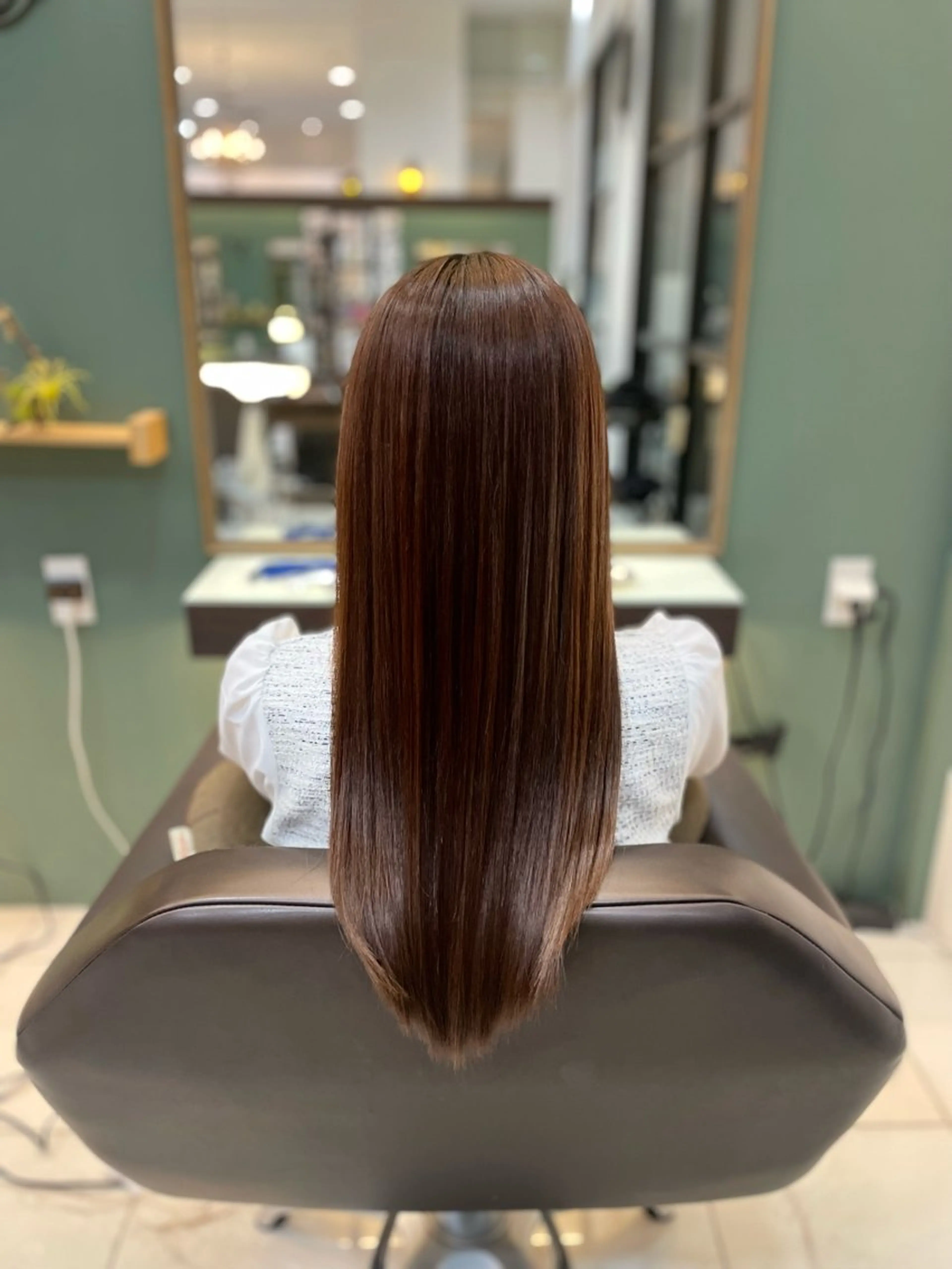 ロング 縮毛矯正 トリートメント Rグランデ静岡所属・アールグランデ あやのヘアスタイル