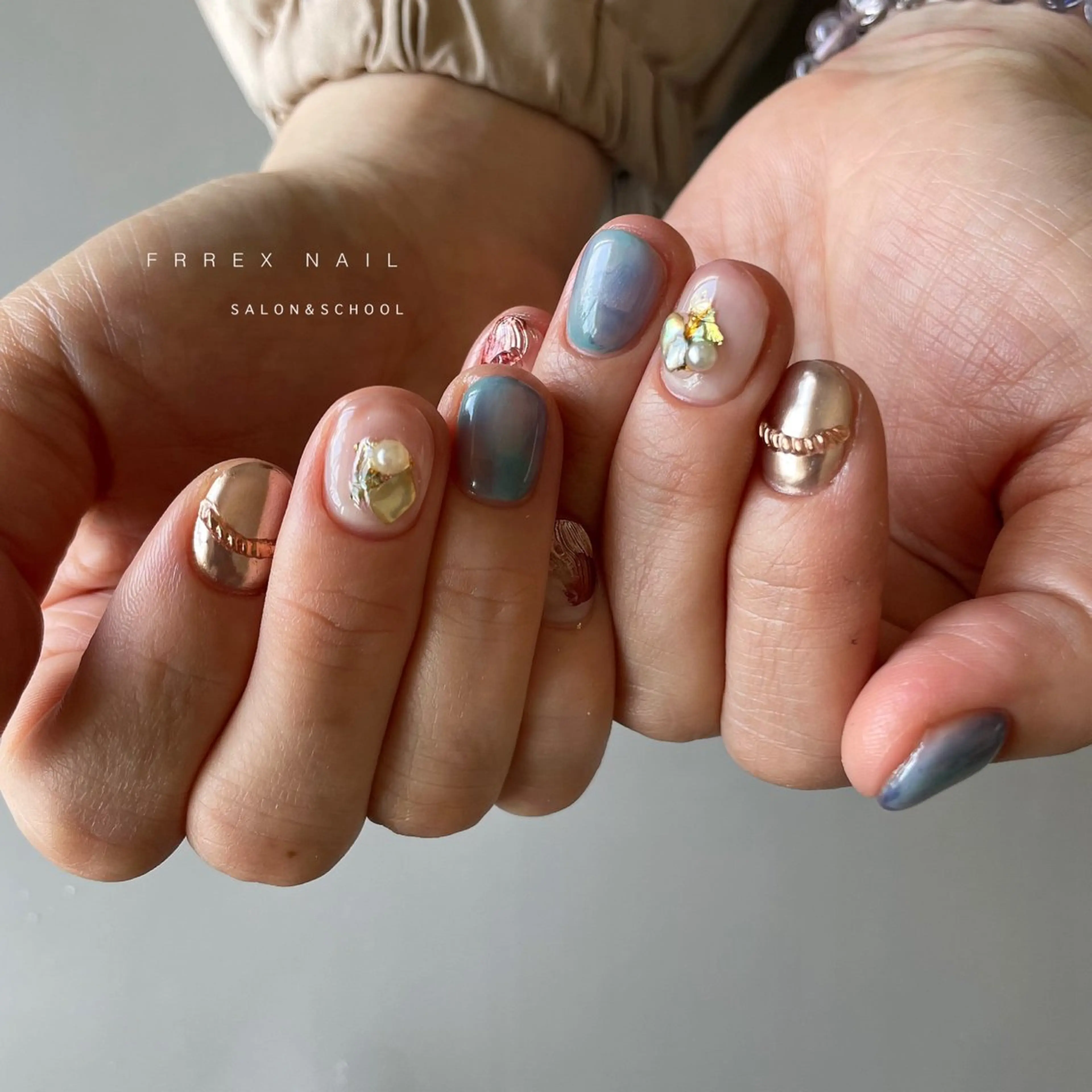 ネイル ハンドネイル ハンドケア Freex nail所属・freex nail /ニュアンス/個性派のネイルデザイン