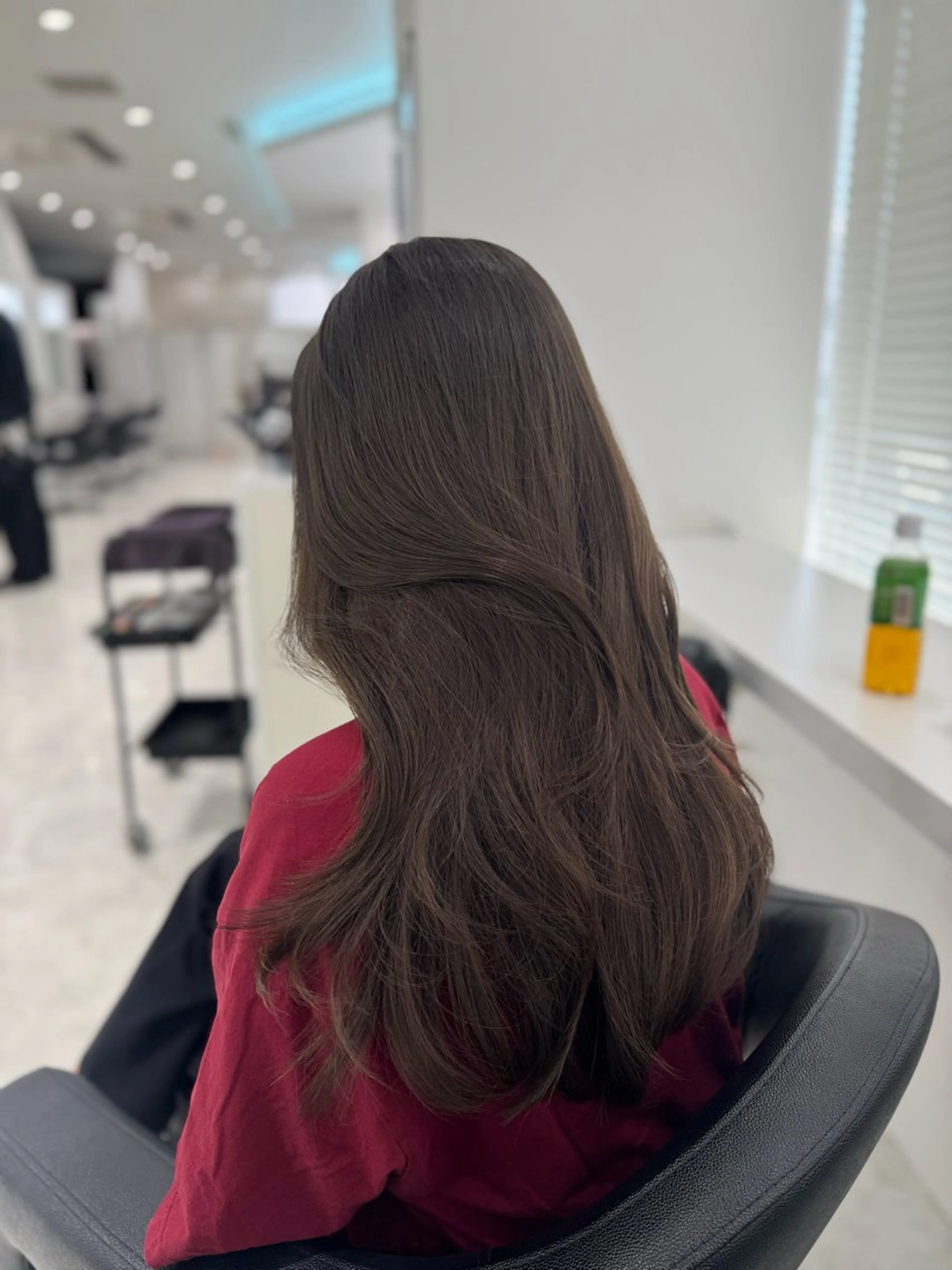 ロング カラー ブリーチ ブリーチなしカラー オリーブカラー カット ヘアカラー トリートメント 天神/美髪カラー /矯正/kaitoのヘアスタイル