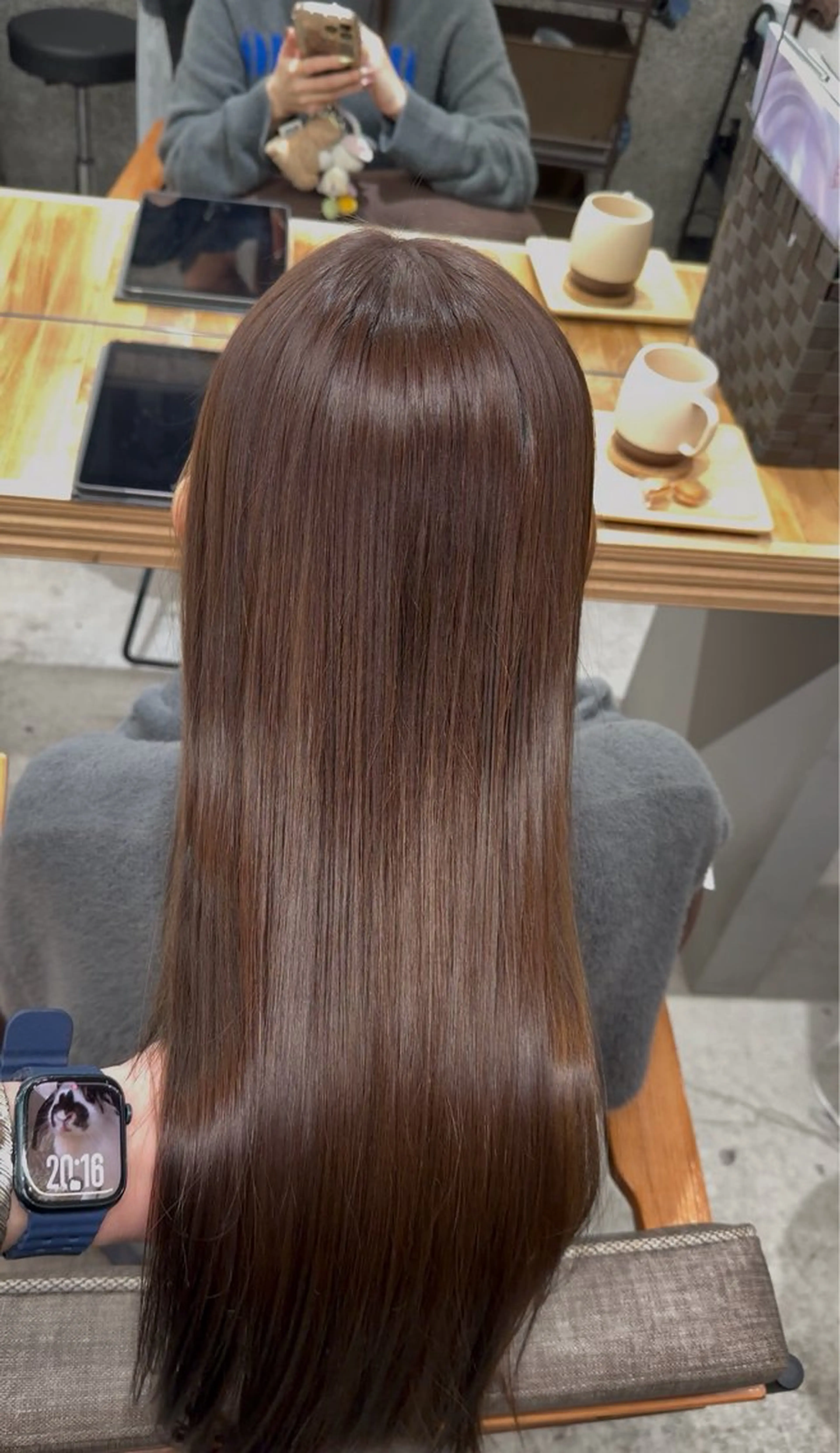 ロング カット ヘアカラー トリートメント 髪質改善 カラーJILLのヘアスタイル