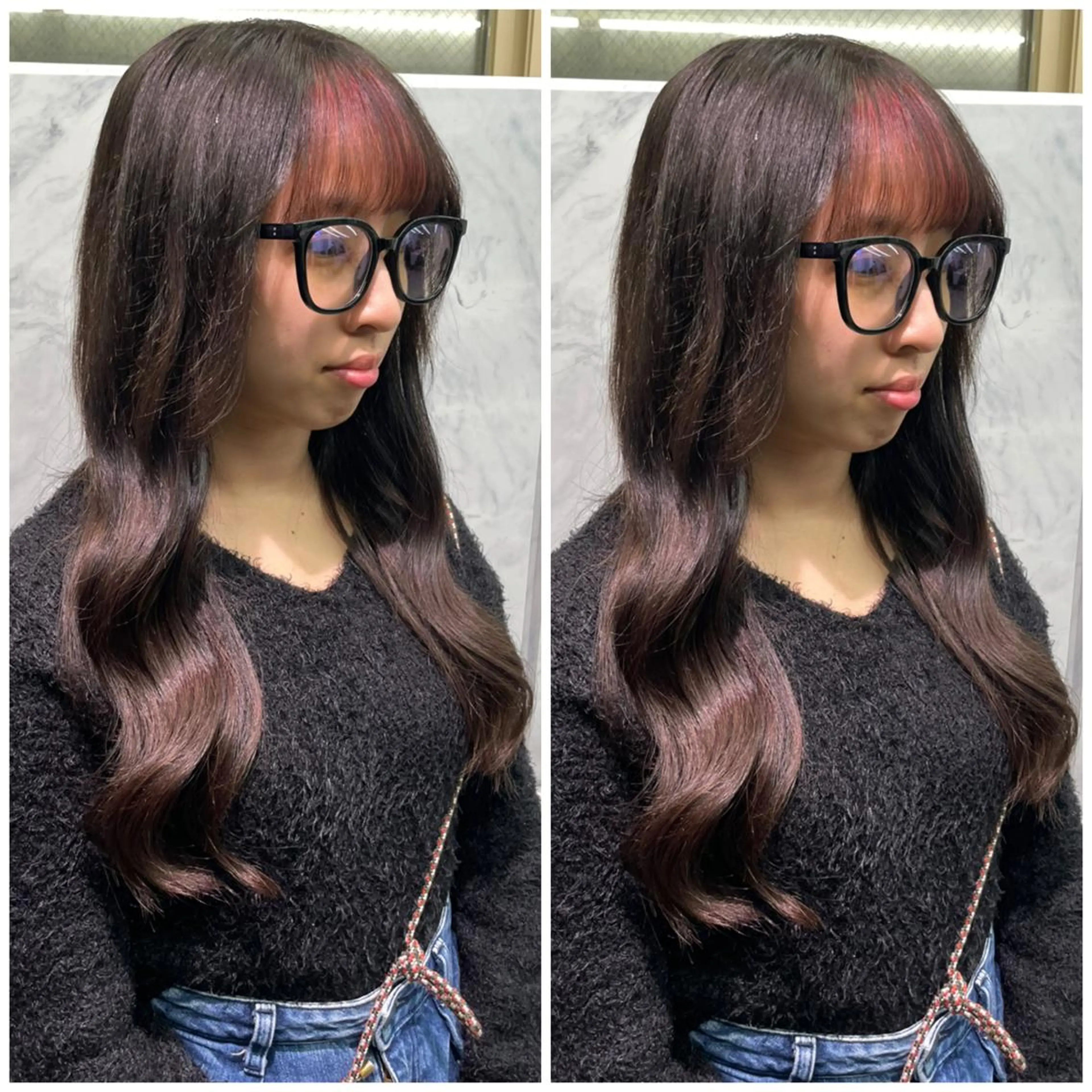 ロング ヘアカラー 🦋プルエクステ ARISA🦋のヘアスタイル