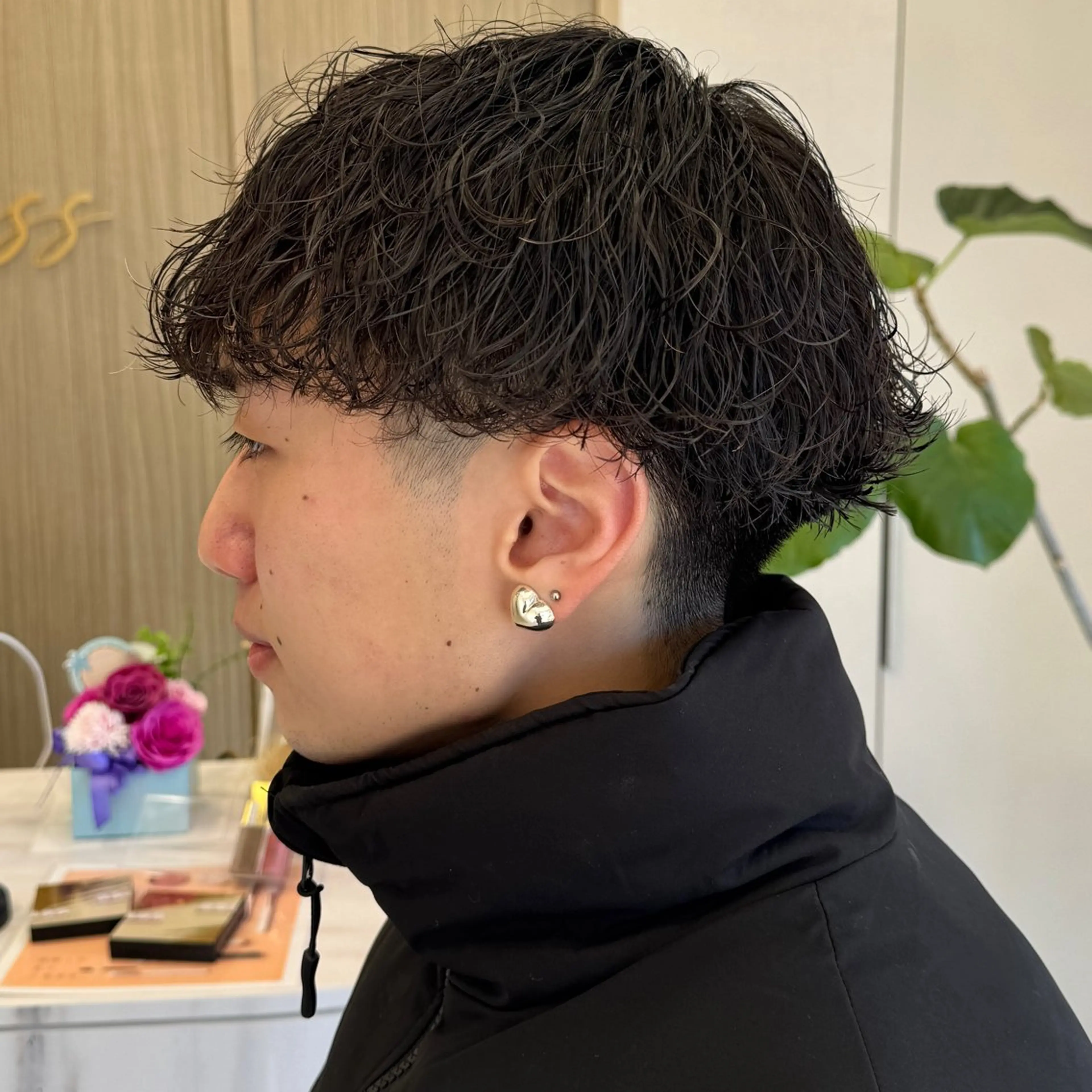 ショート パーマ メンズ メンズパーマ カット パーマ メンズパーマ特化/ むらたのヘアスタイル