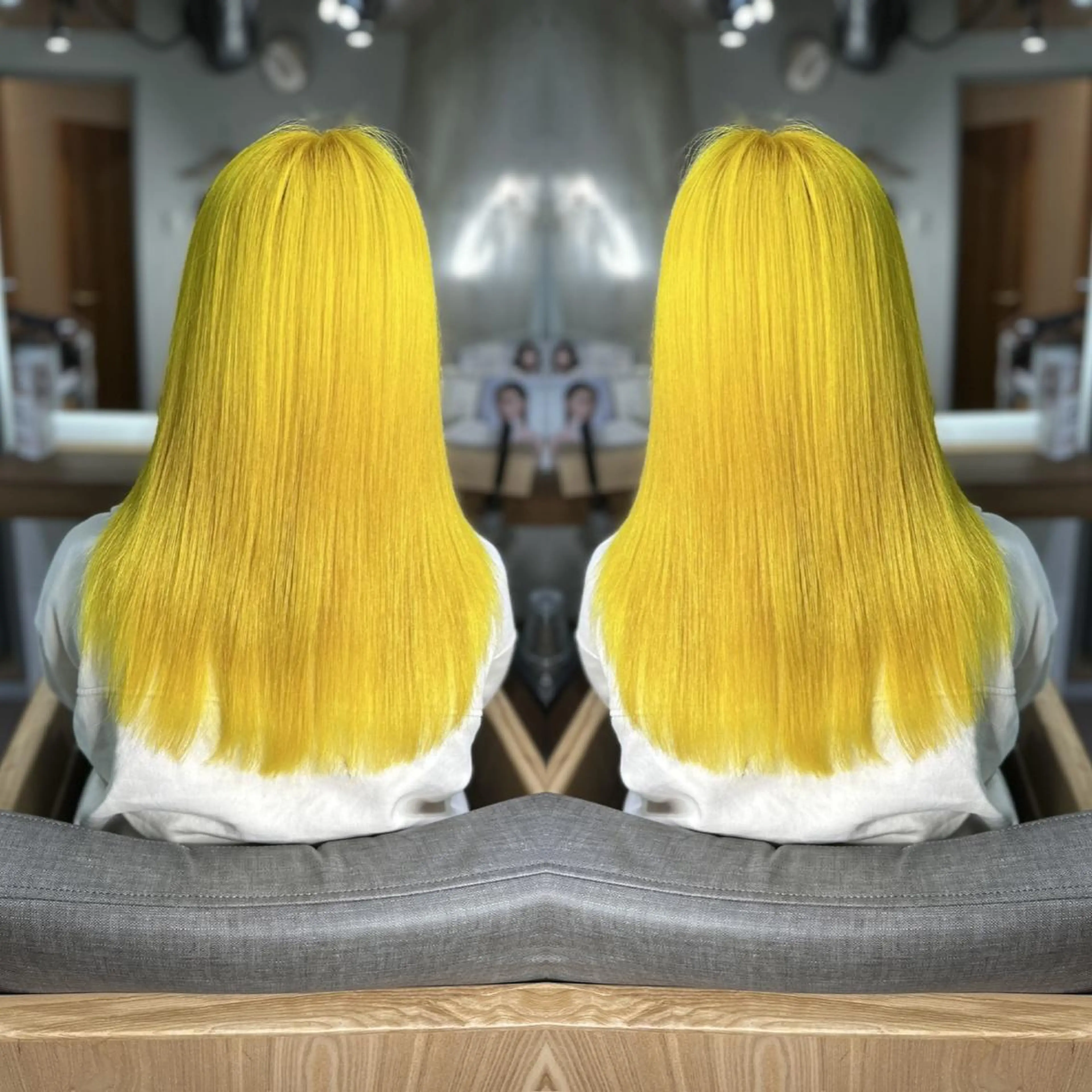 セミロング カラー 韓国ヘアならお任せ♡ 馴染ませ達人👸yuのヘアスタイル