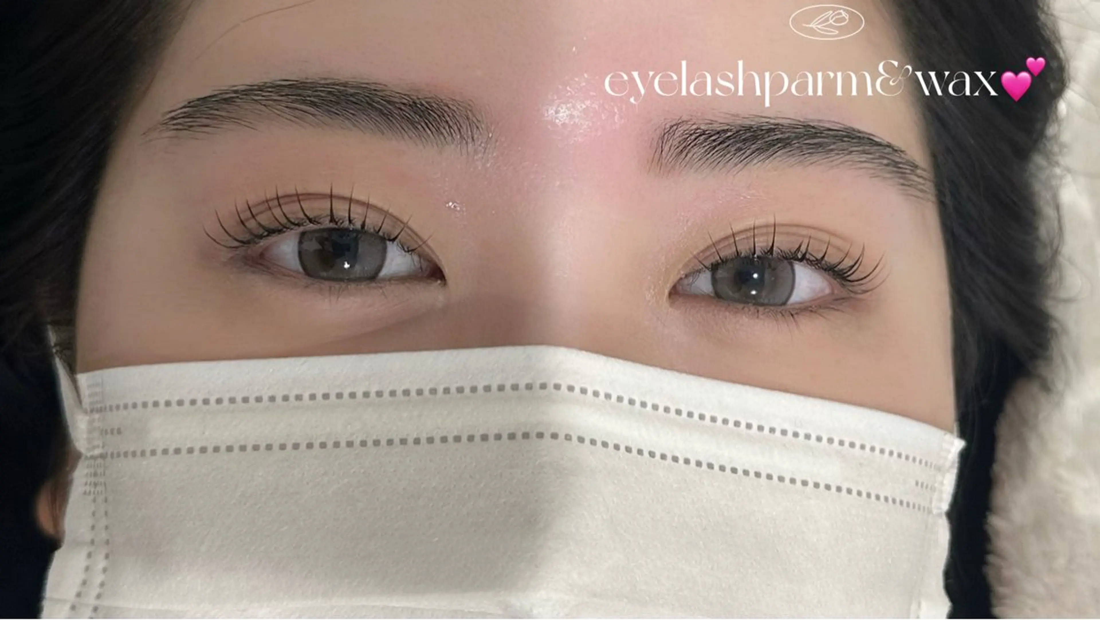 上まつ毛パーマ&アイブロウwax✮*｡ﾟの写真