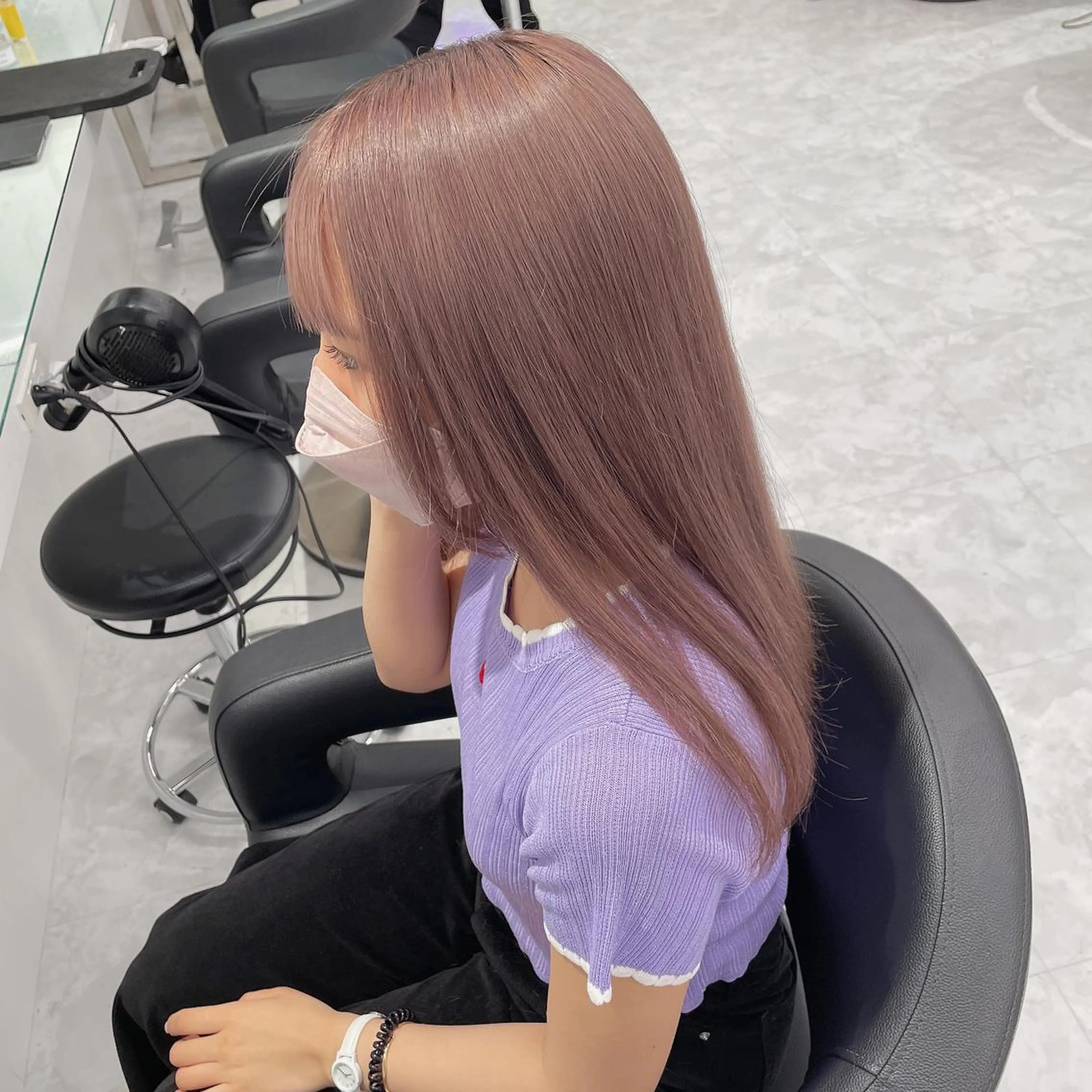 ロング ヘアカラー 💗🤍透明感カラー 🤍💗kanonのヘアスタイル