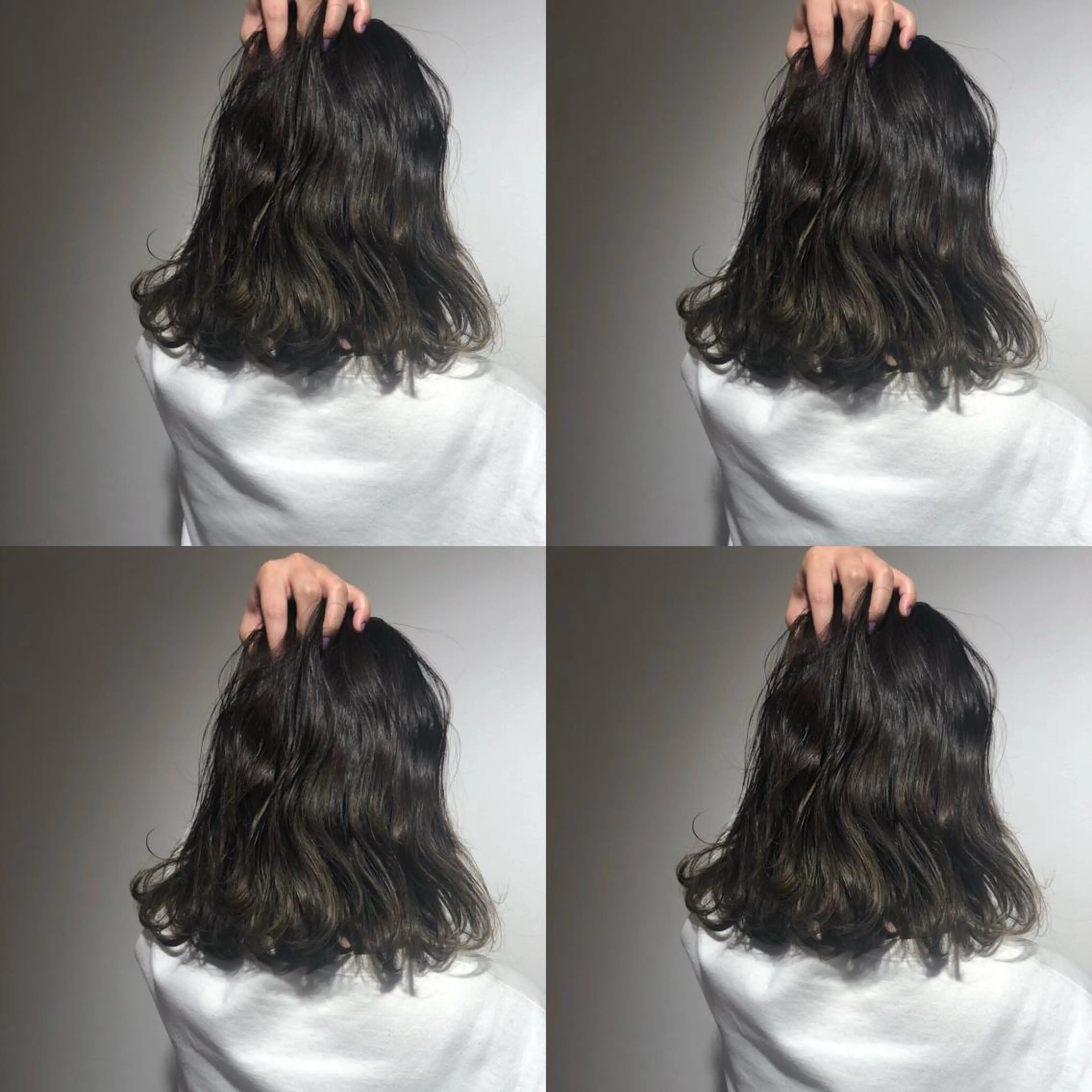 ミディアム カラー カット ヘアカラー トリートメント ♡美髪•艶髪♡砂川 なつきのヘアスタイル