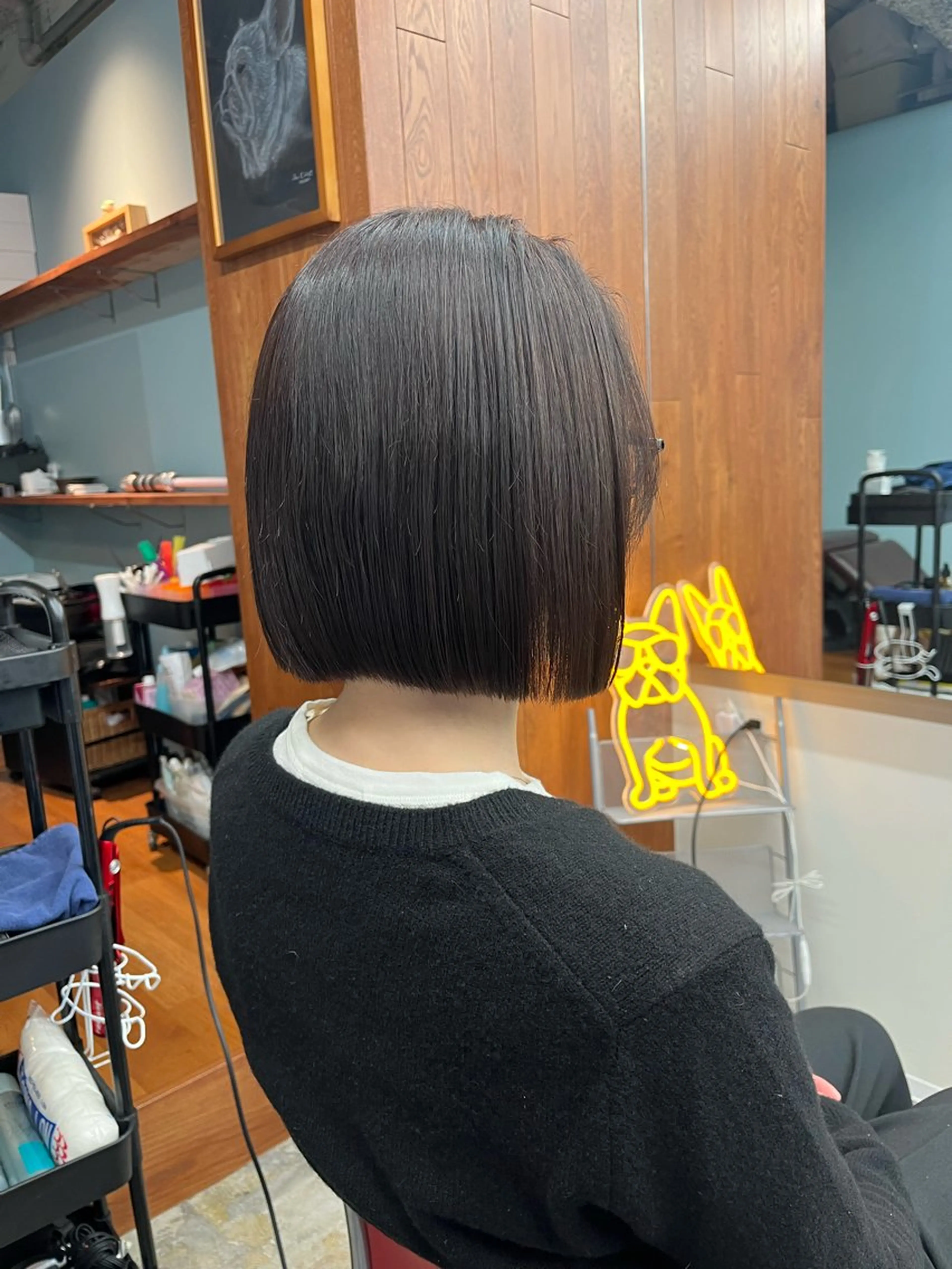 セミロング 縮毛矯正 トリートメント stylist ◎RUKI.のヘアスタイル