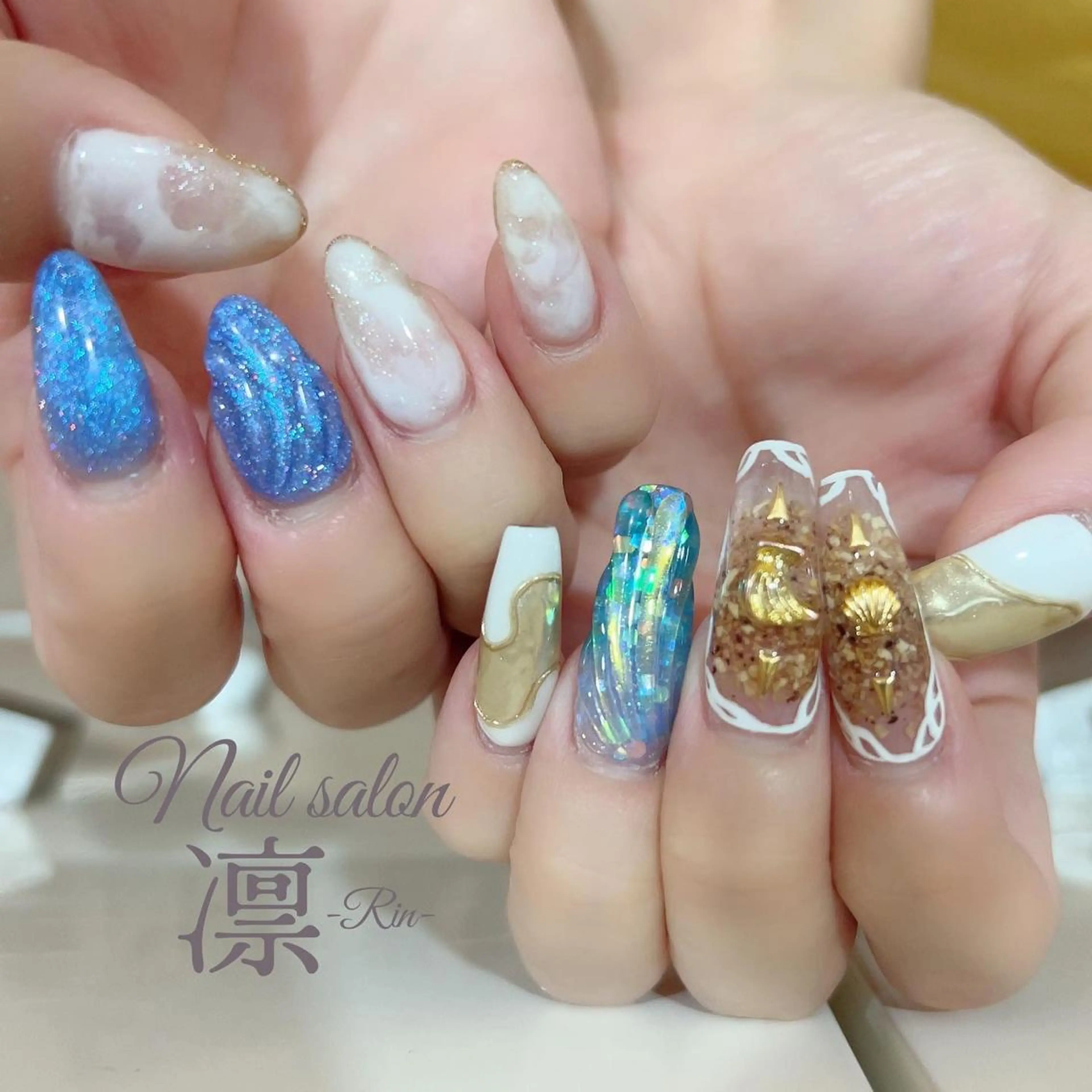 ネイル ジェルネイル スカルプネイル private salon凛のネイルデザイン