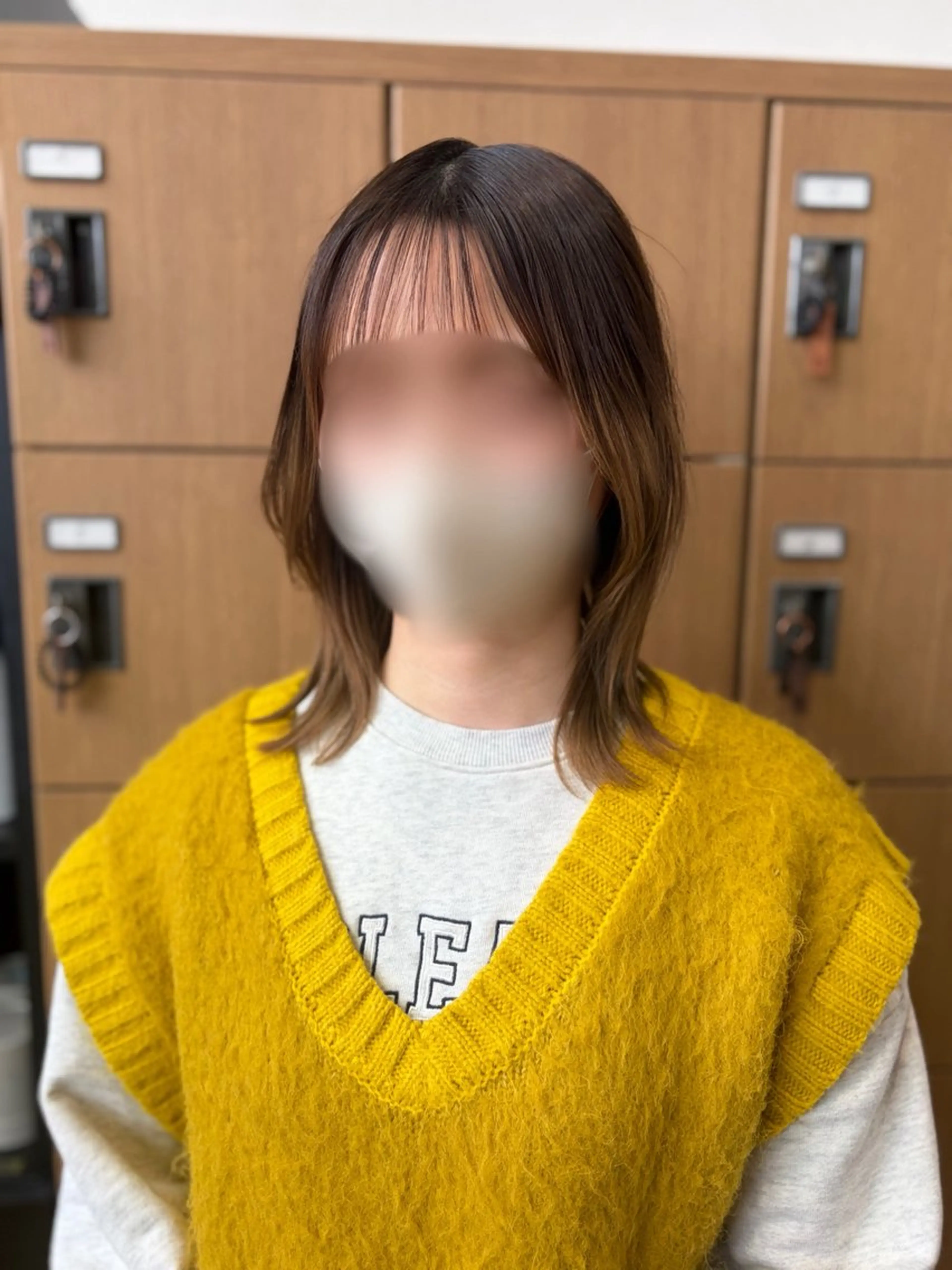 ミディアム くびれヘア くびれレイヤー レイヤーカット カット 岡山レイヤーカット/ 髪質改善/松島大己のヘアスタイル