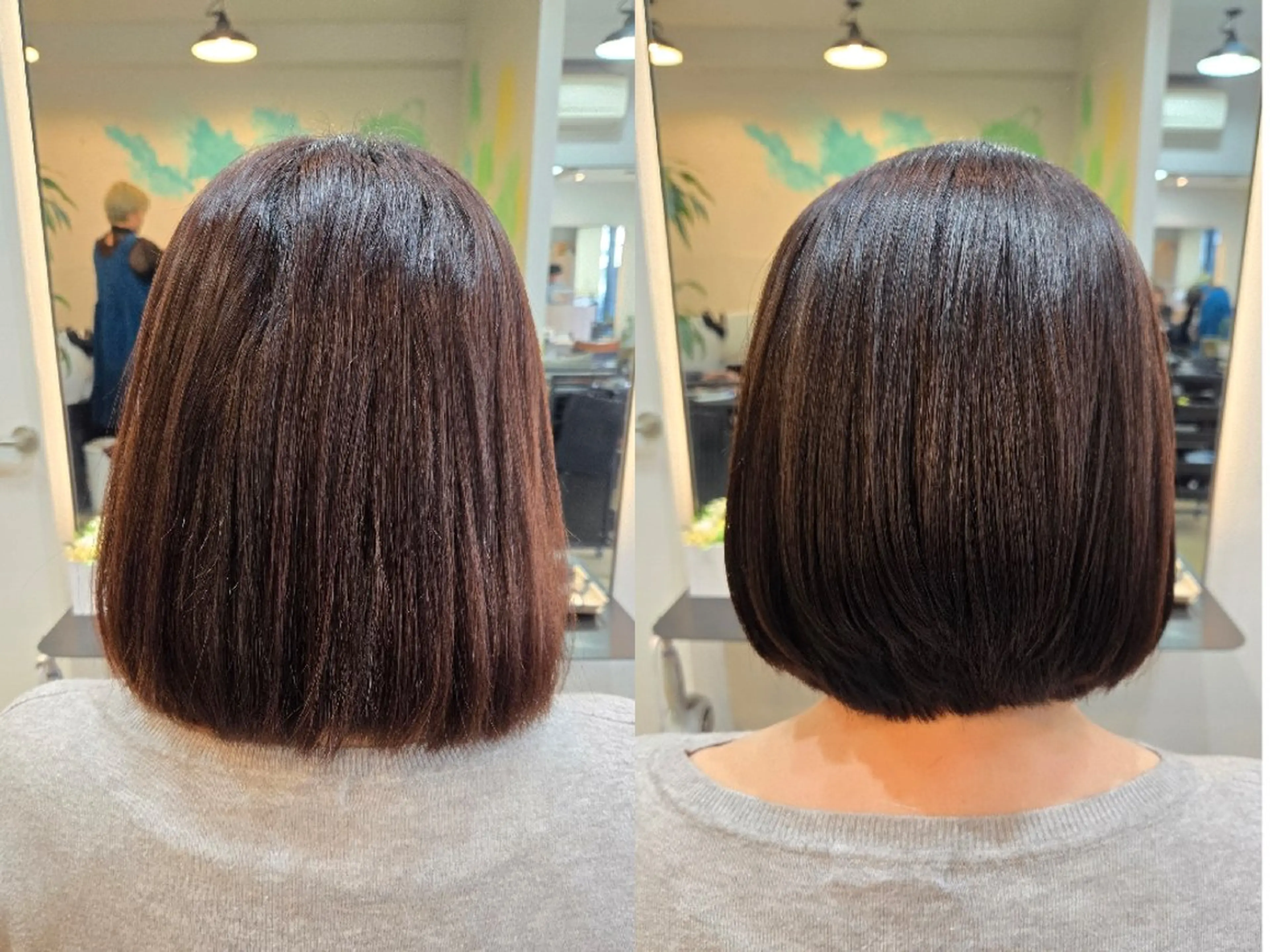 カット 縮毛矯正 野村 果音(カノン)のヘアスタイル