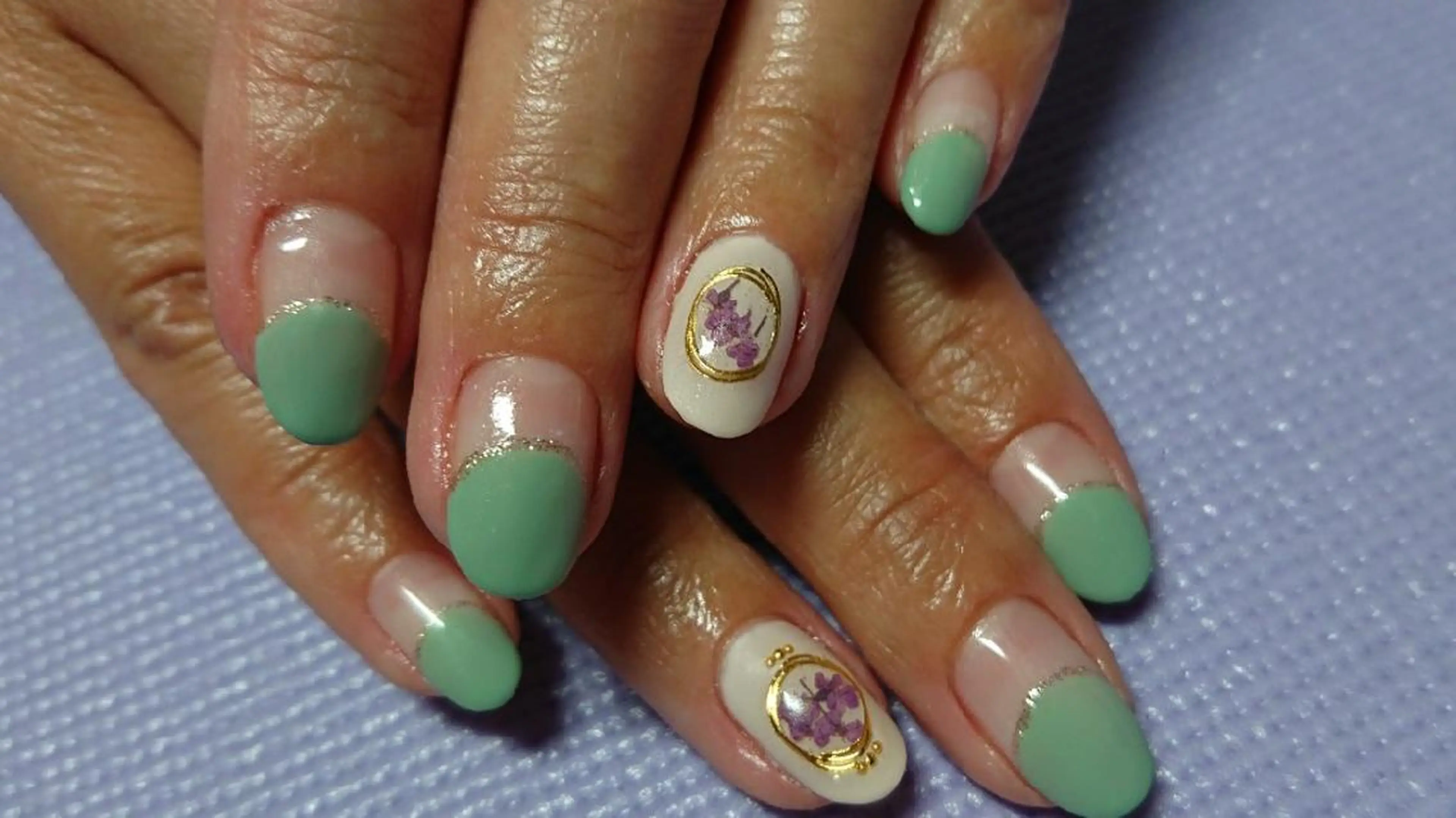 ネイル 持ち込み 春ネイル 平野 亜季のネイルデザイン