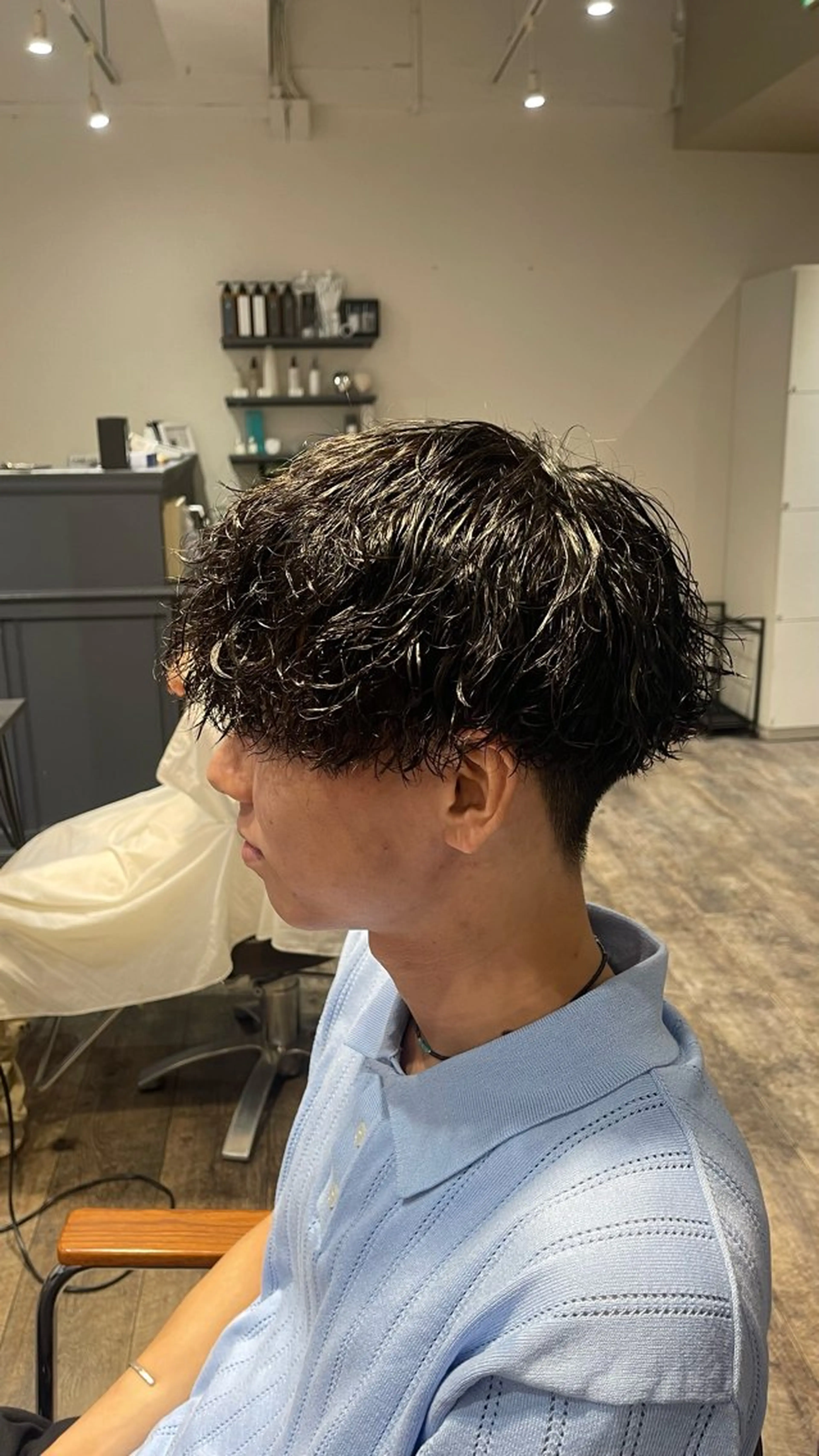 パーマ メンズ 大人男子の メンズパーマのヘアスタイル