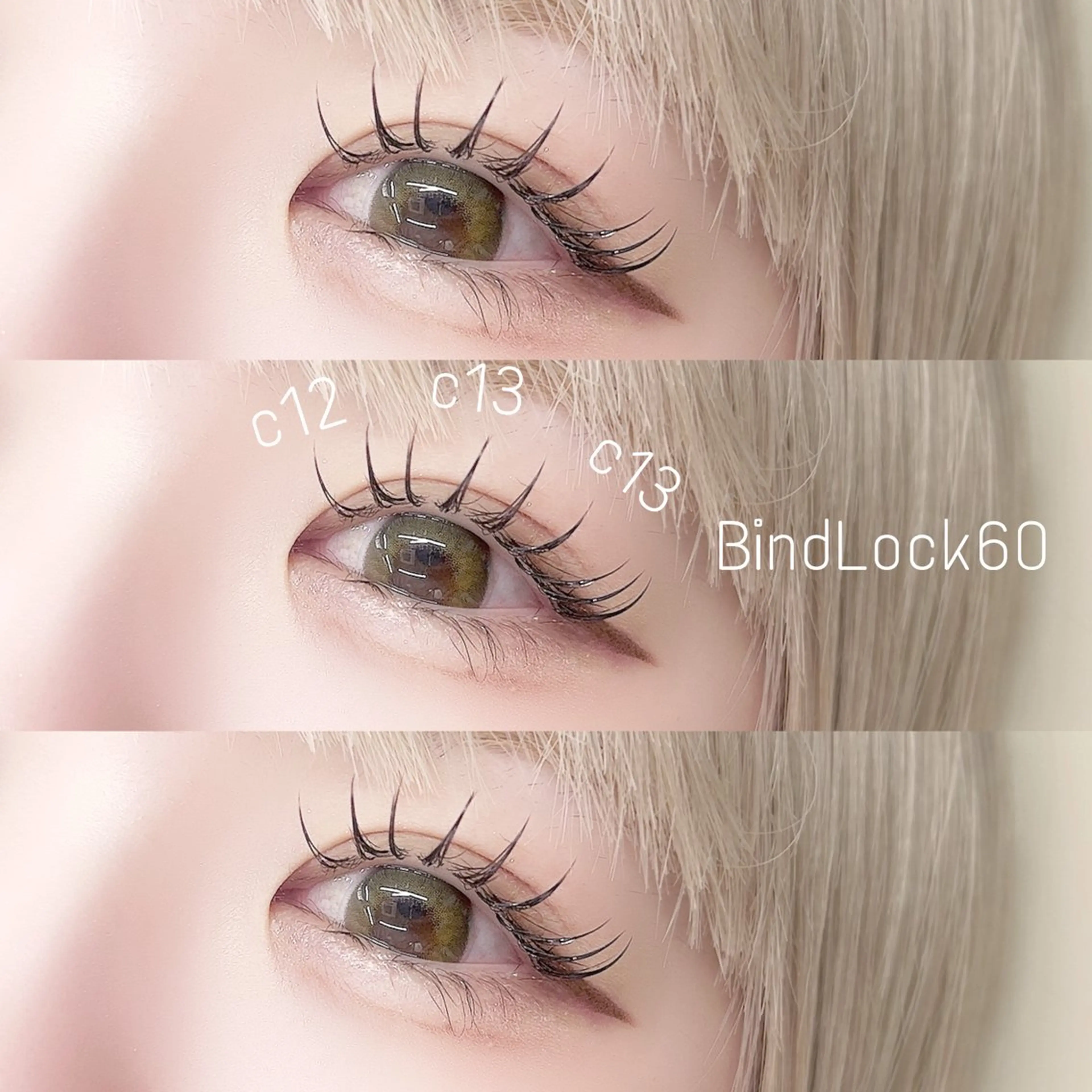 マツエク・マツパ バインドロック マツエク ꒰ LILY ꒱ Ririna💙のマツエク・マツパデザイン