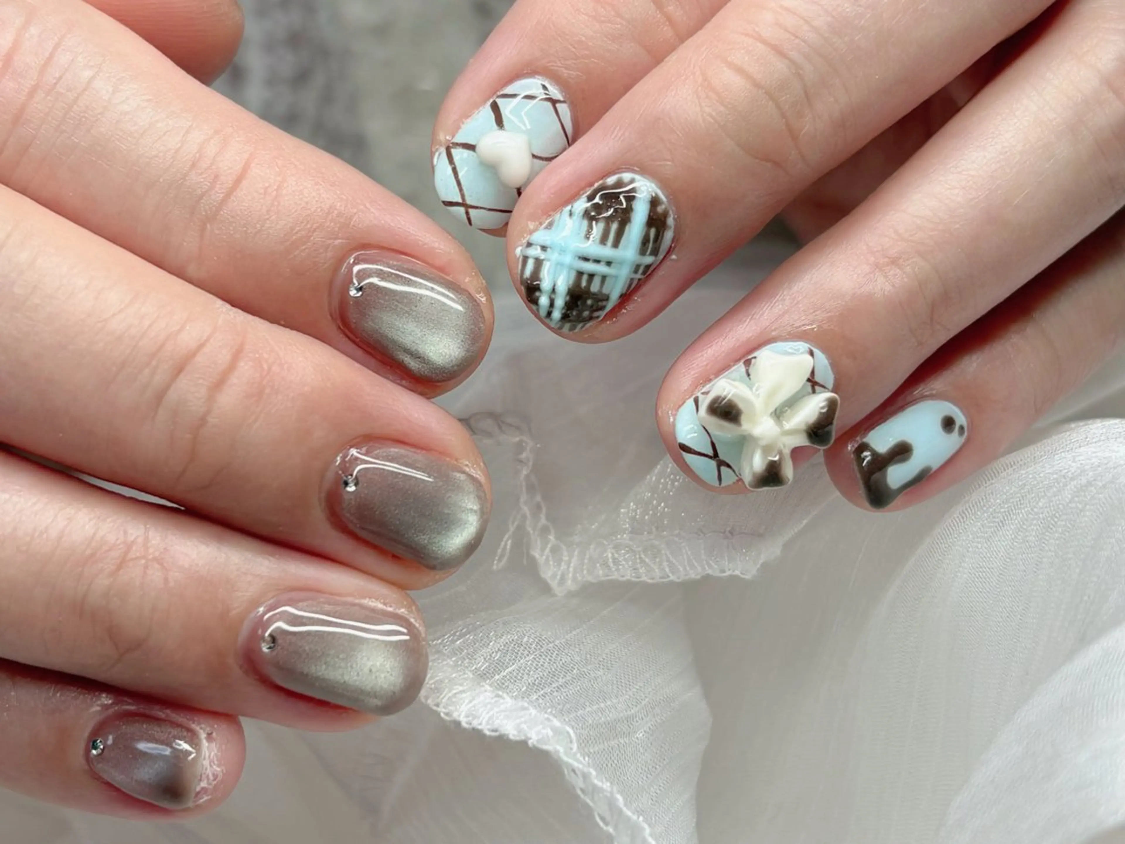 ネイル 持ち込み Nail •Head スパFortunaのネイルデザイン