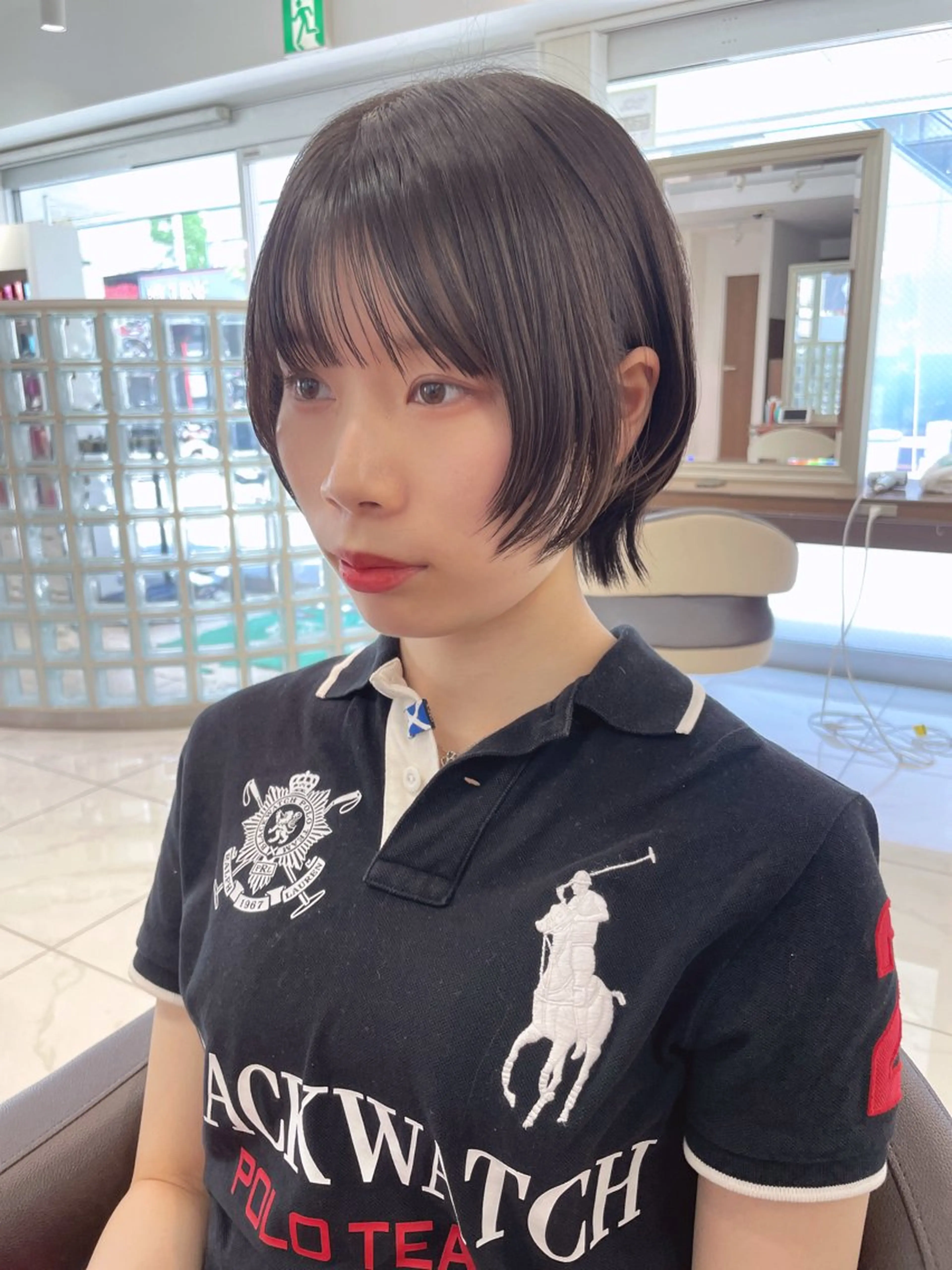ショート カット 店長福島成美/髪質 改善縮毛矯正/カラーのヘアスタイル