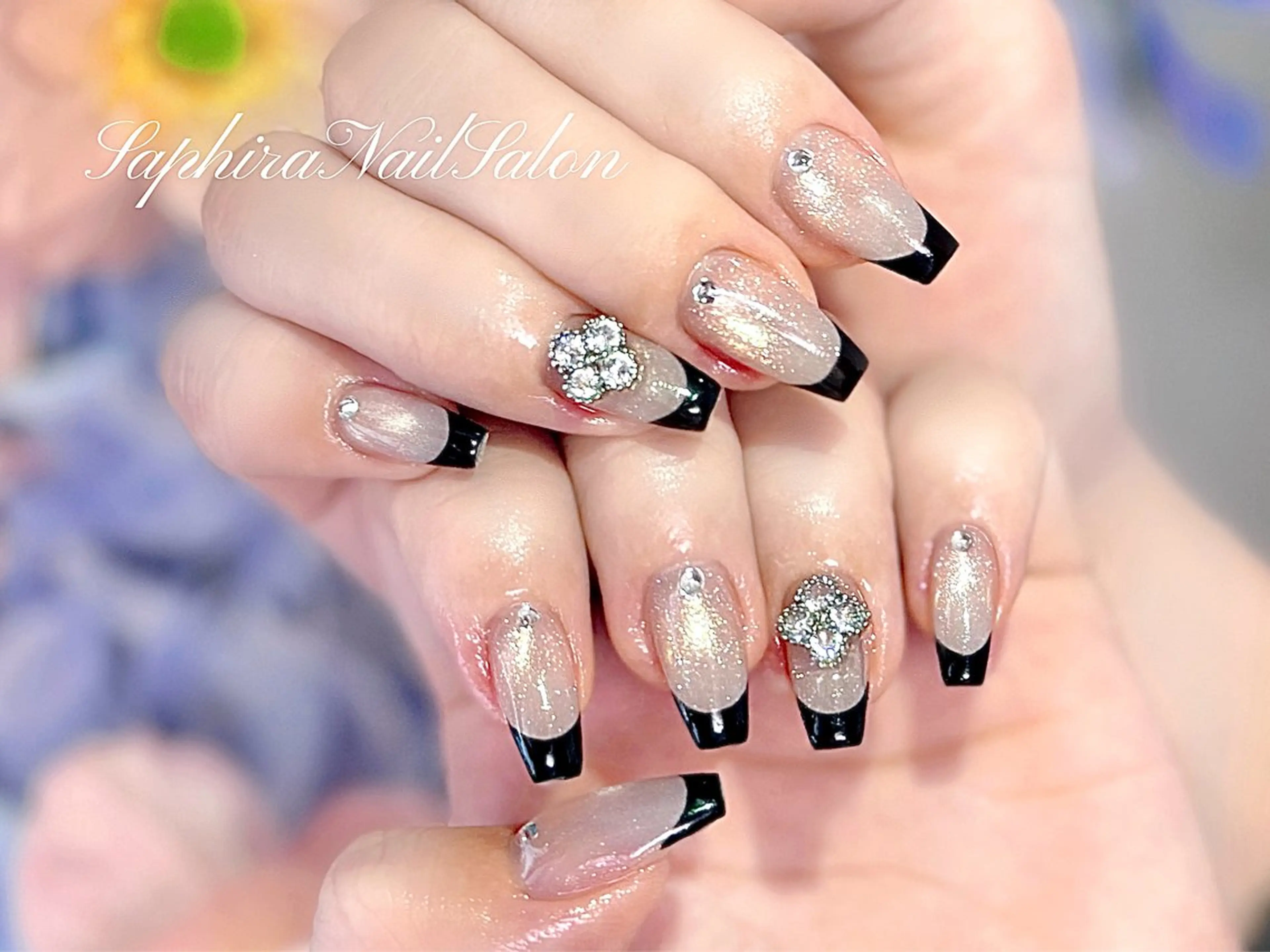 カラー ハンドネイル Saphiraネイル サロン錦糸町のネイルデザイン