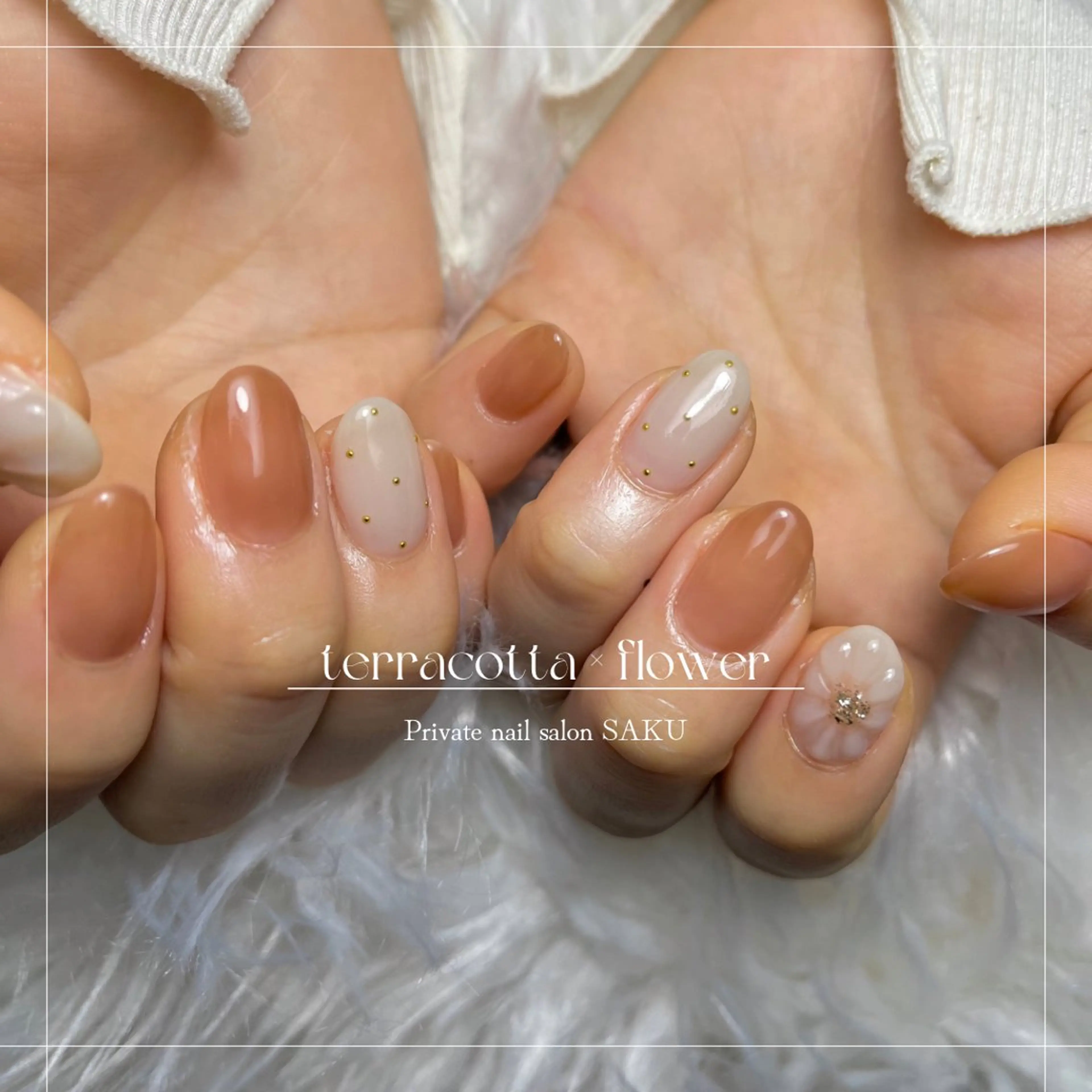 ネイル 春ネイル SAKU nail 作島茜のネイルデザイン