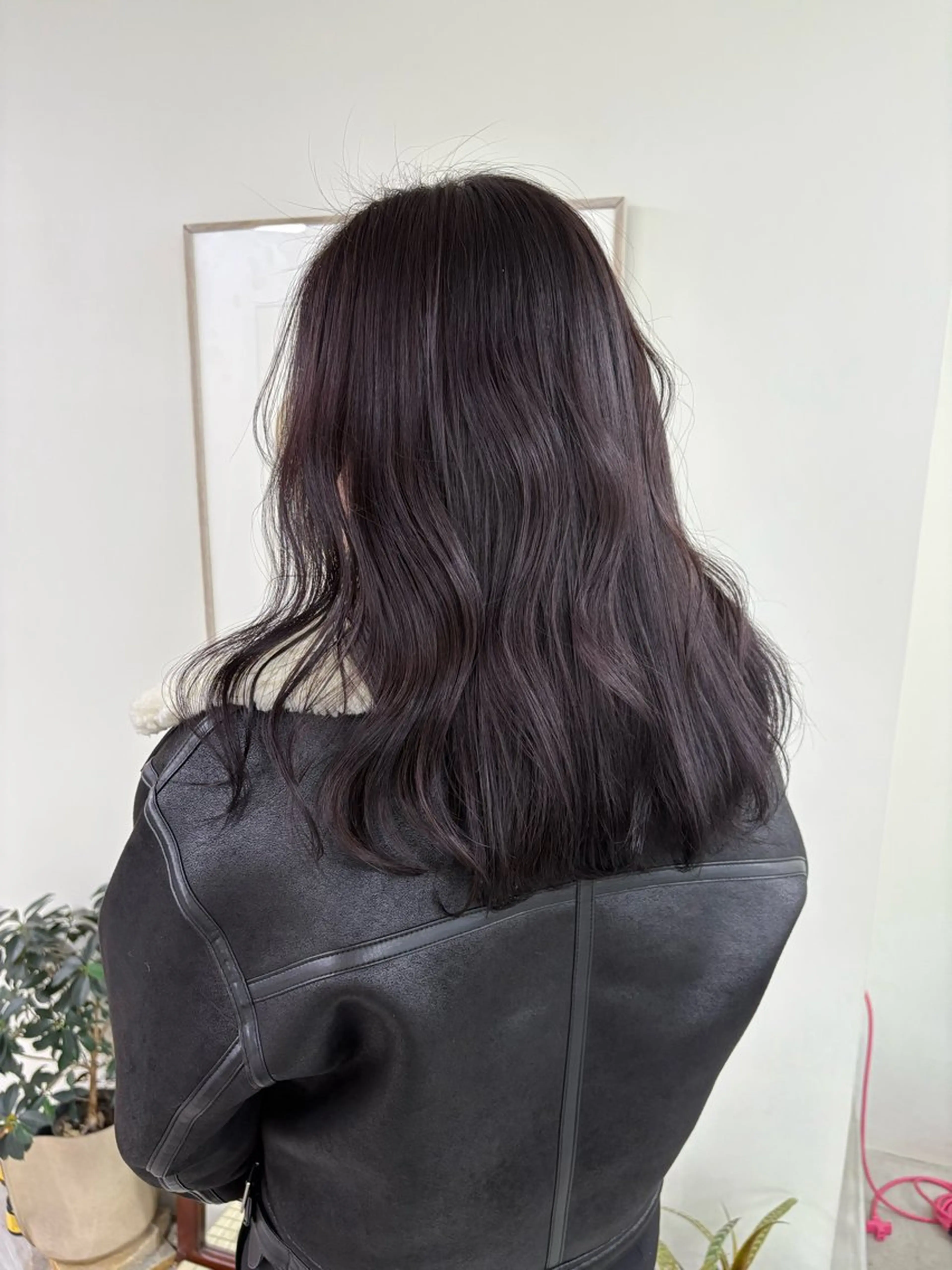 カラー グレージュ ラベンダーカラー ラベンダーグレージュ ラベンダーグレー nappe🐏 栄／矢場町のヘアスタイル