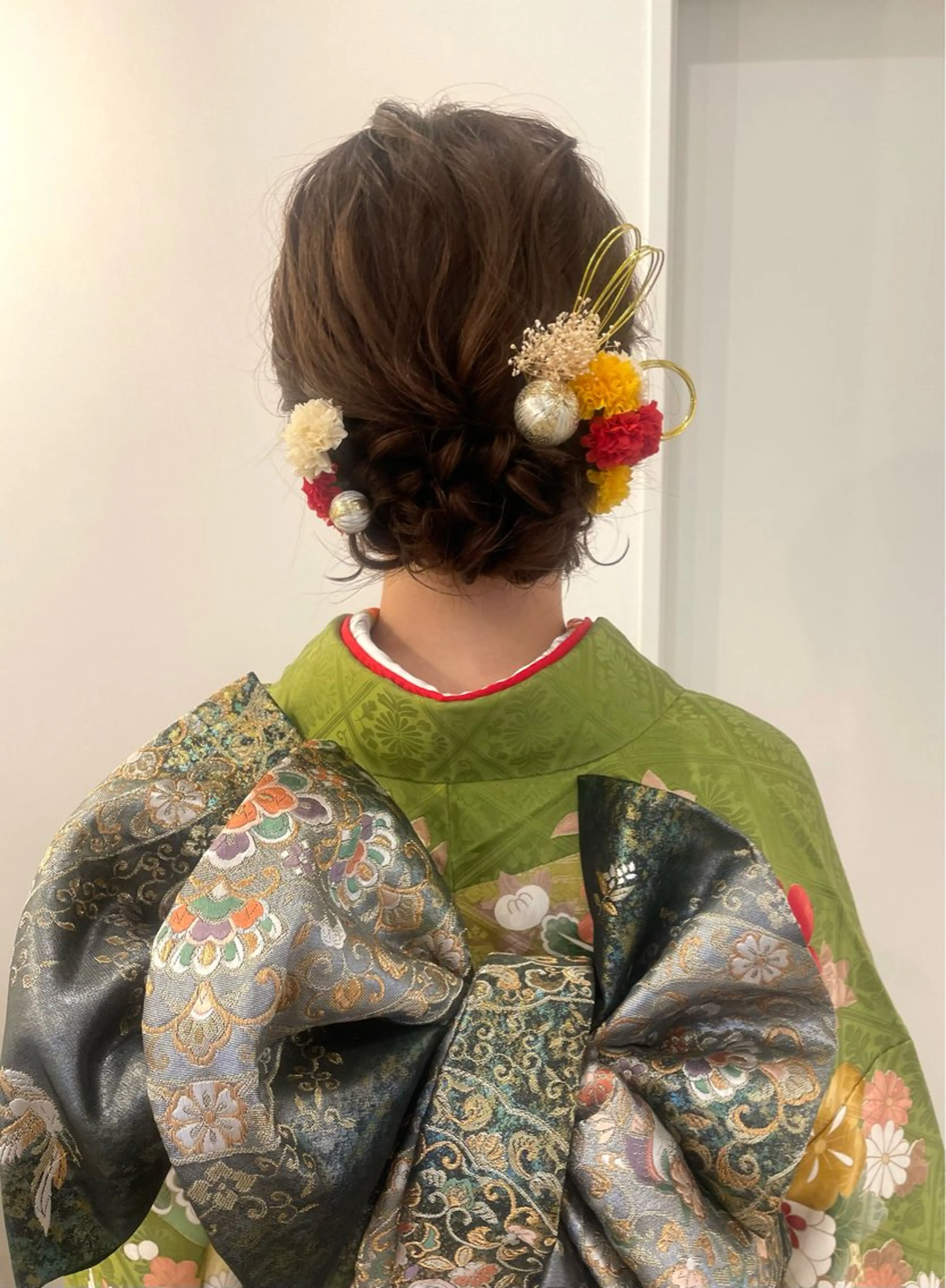 ヘアアレンジ ルプラボウ/日野 /ショート/レイヤーのヘアスタイル