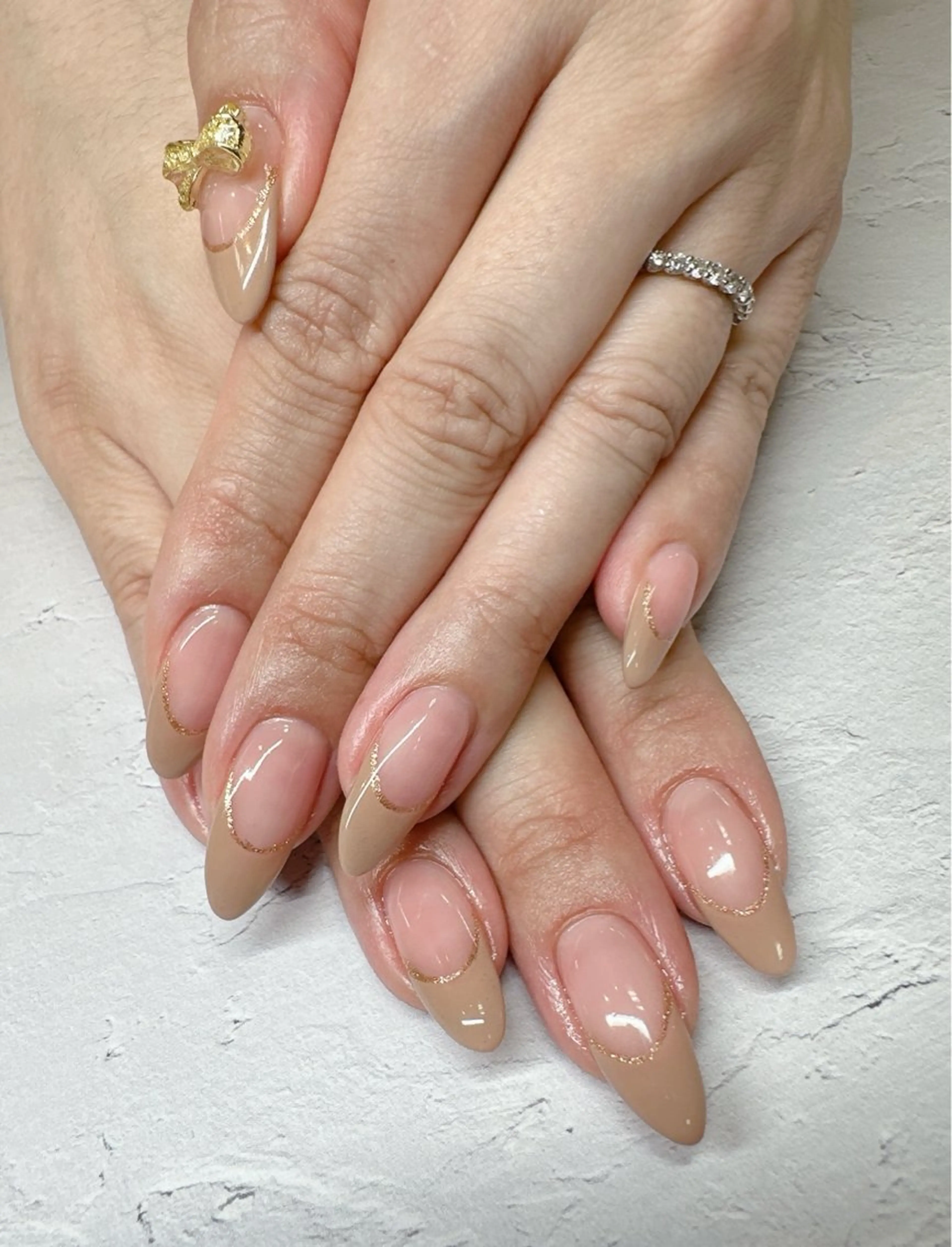 ネイル フレンチネイル ハンドネイル nailist SATO【銀座】のネイルデザイン