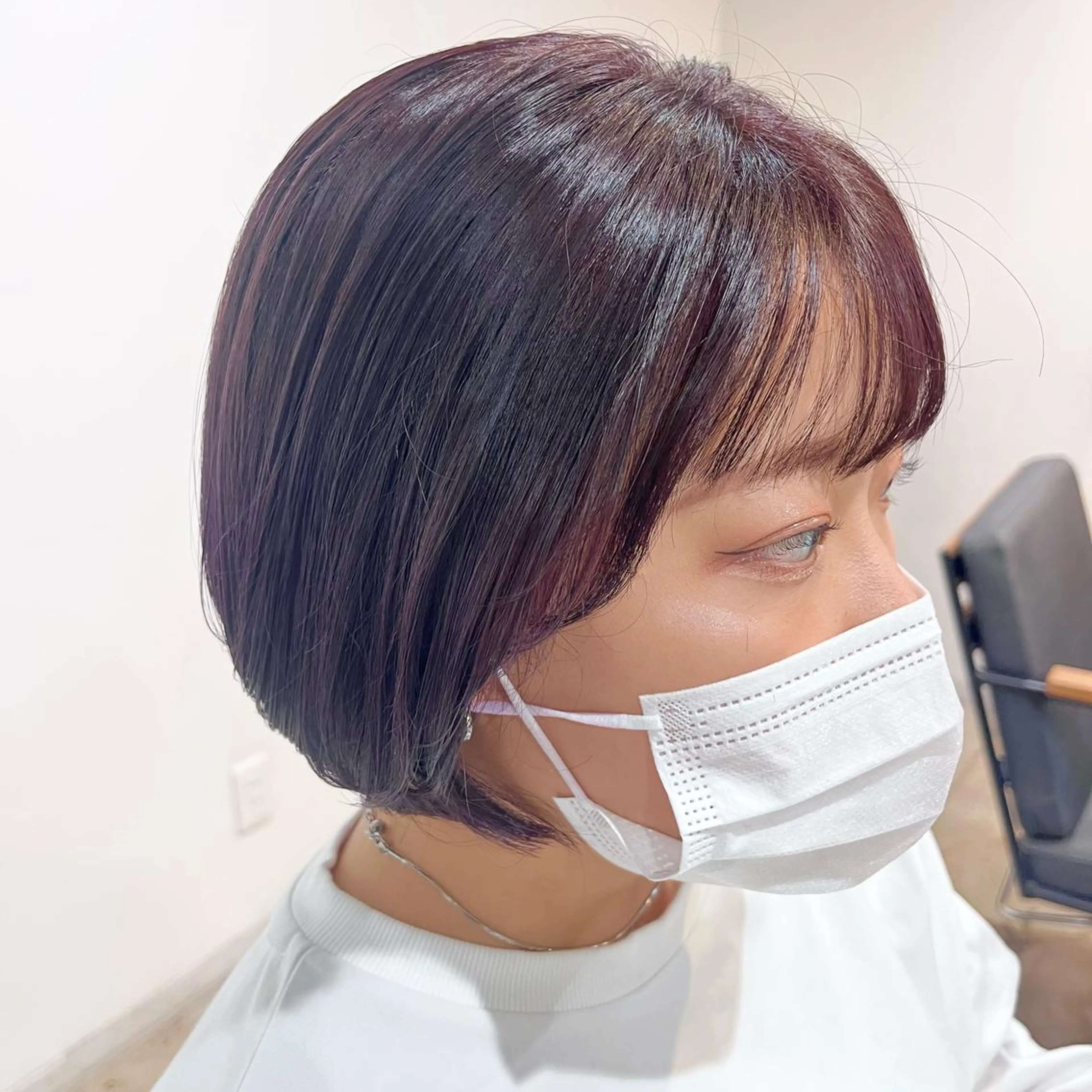 ショート カラー パープルカラー 🌷レイヤーカット/ フルキシオリ🌷のヘアスタイル