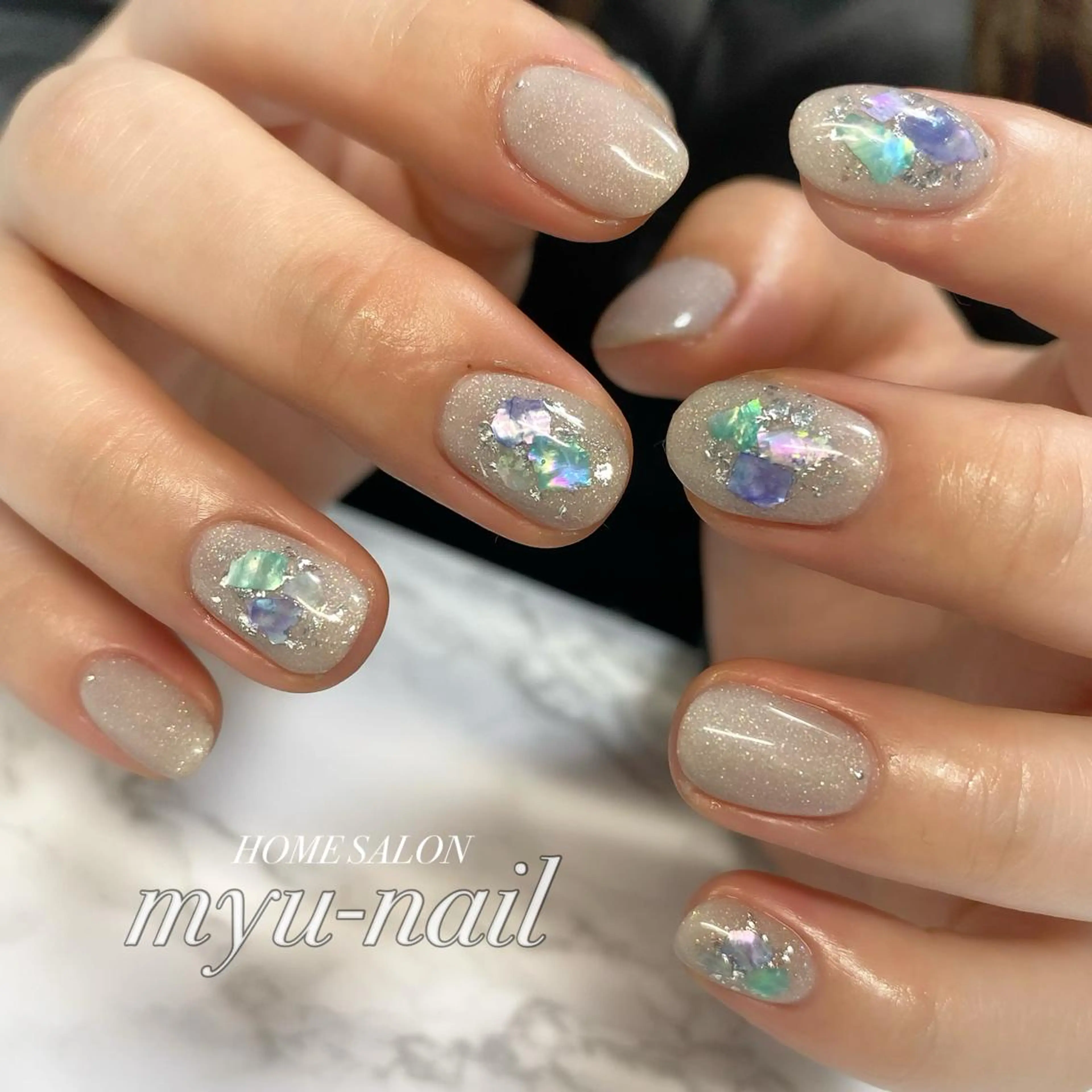ネイル ハンドネイル ホームサロン myu-nailのネイルデザイン