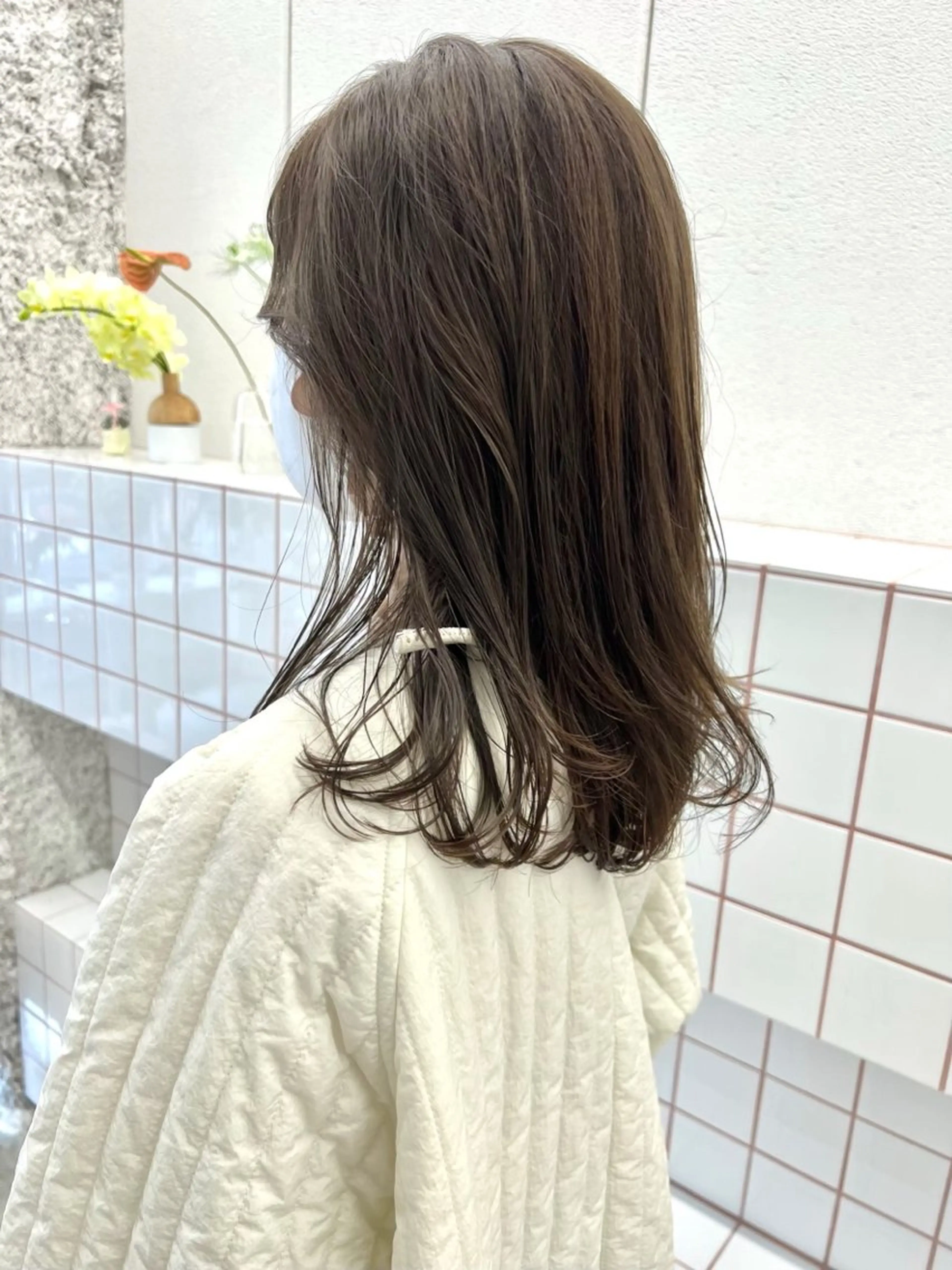 ミディアム 🌼花屋併設🌼 木下奈々望のヘアスタイル