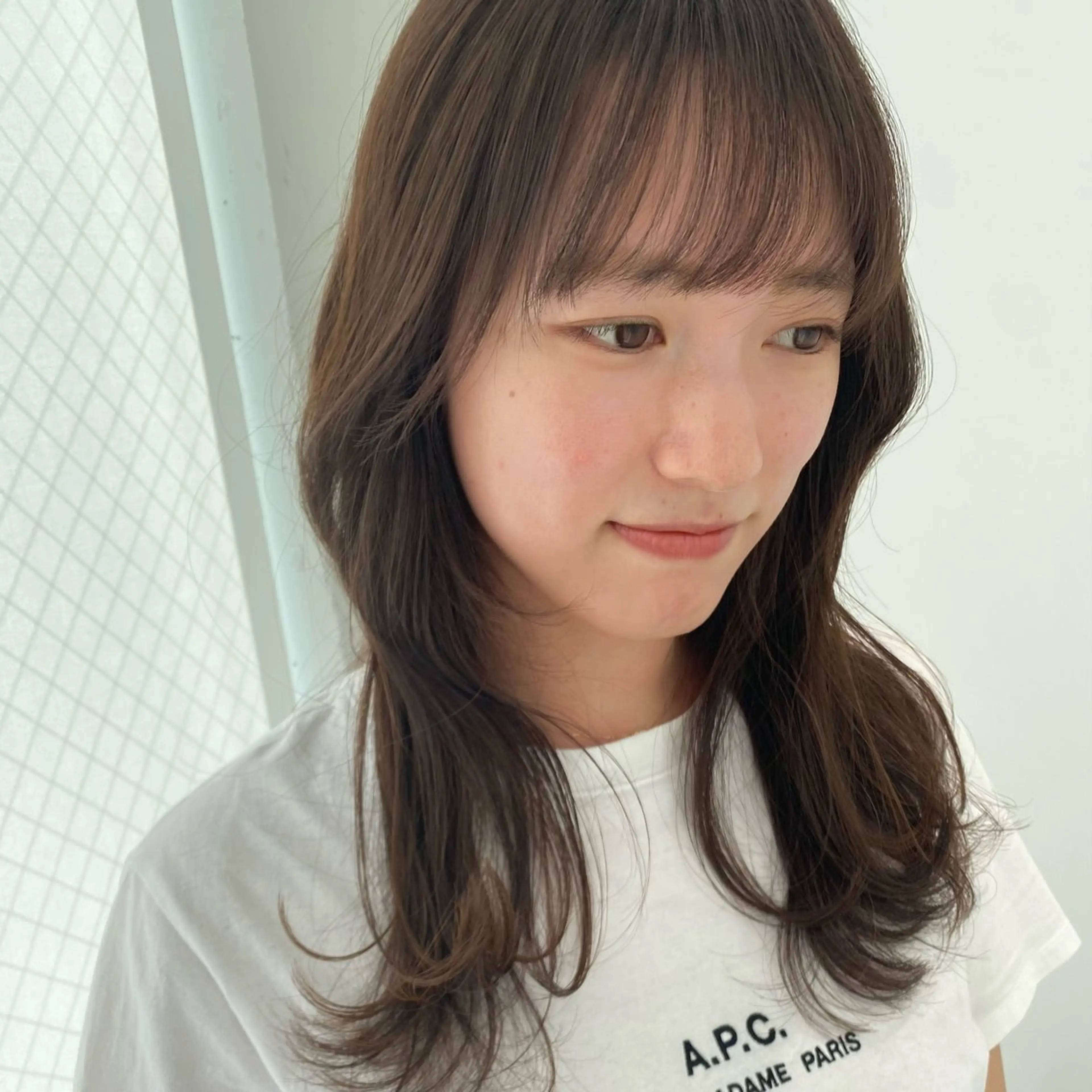 セミロング カット ヘアカラー トリートメント ショート〜ミディアム 喜多司のヘアスタイル