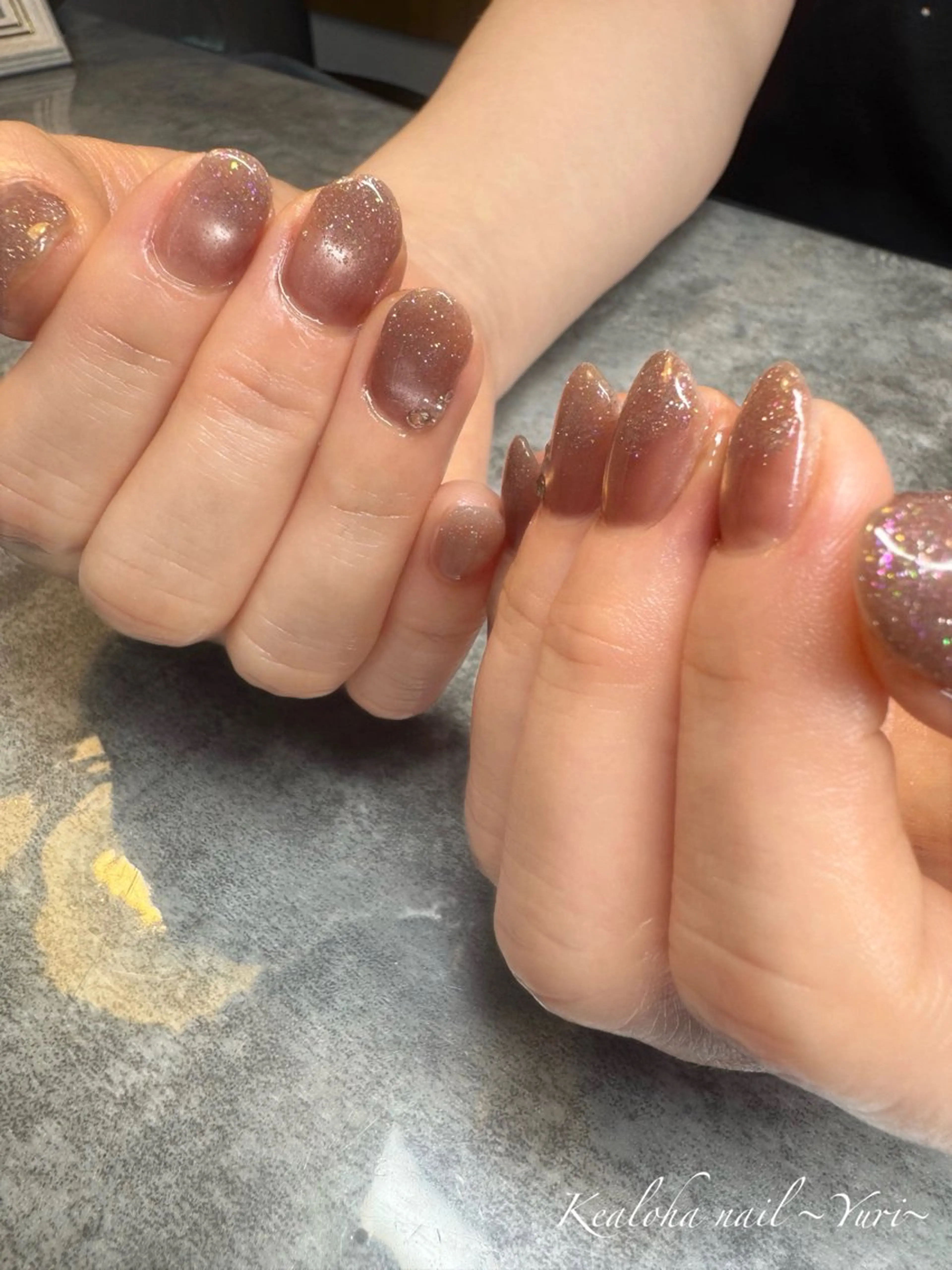 ネイル フラッシュネイル Kealoha nail所属・西村 ゆりのネイルデザイン