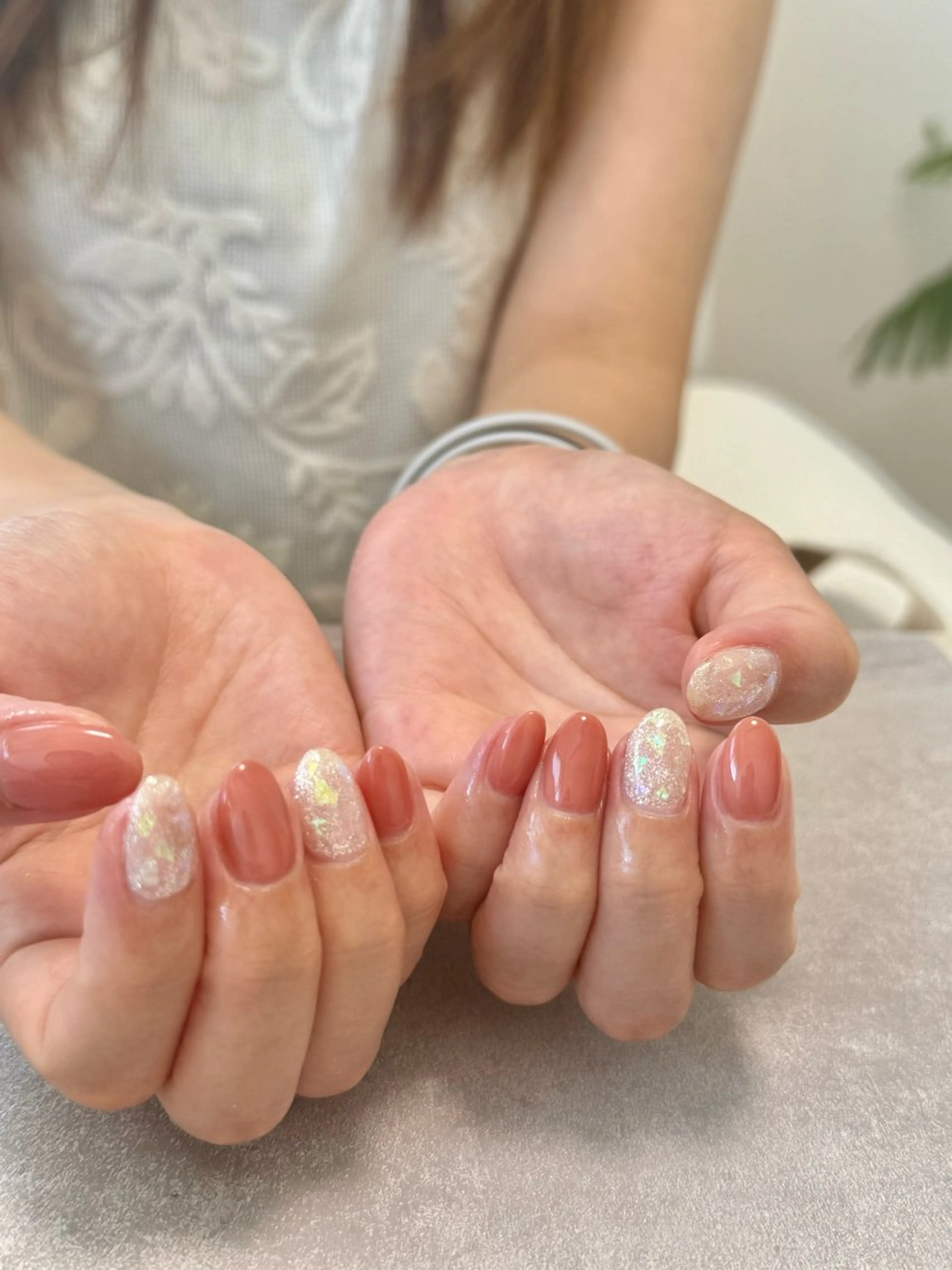 ネイル キラキラネイル オフィスネイル シンプルネイル ハンドネイル nailroom amyのネイルデザイン