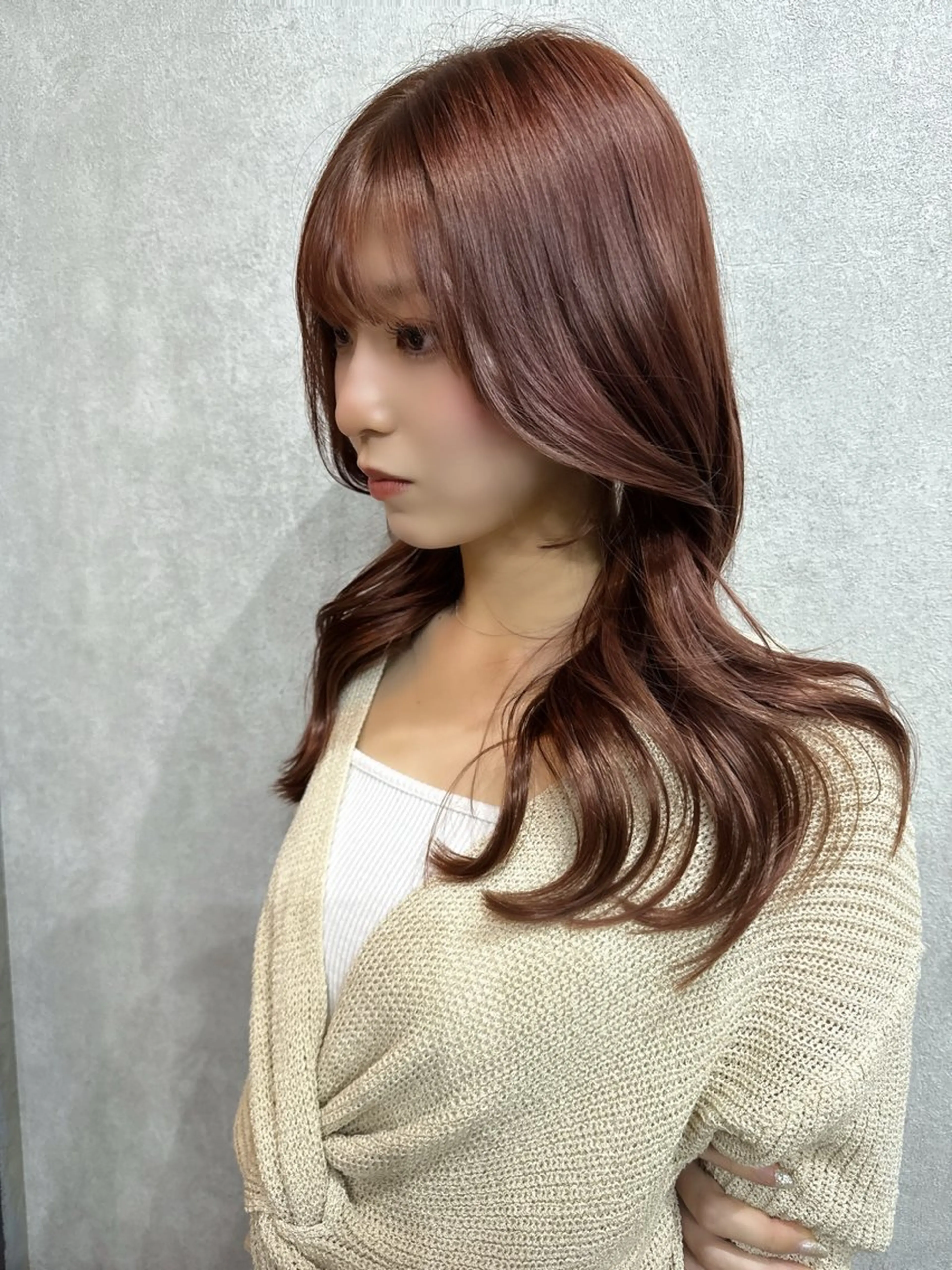 ロング カラー レイヤーカット AIRI layer cut hairのヘアスタイル