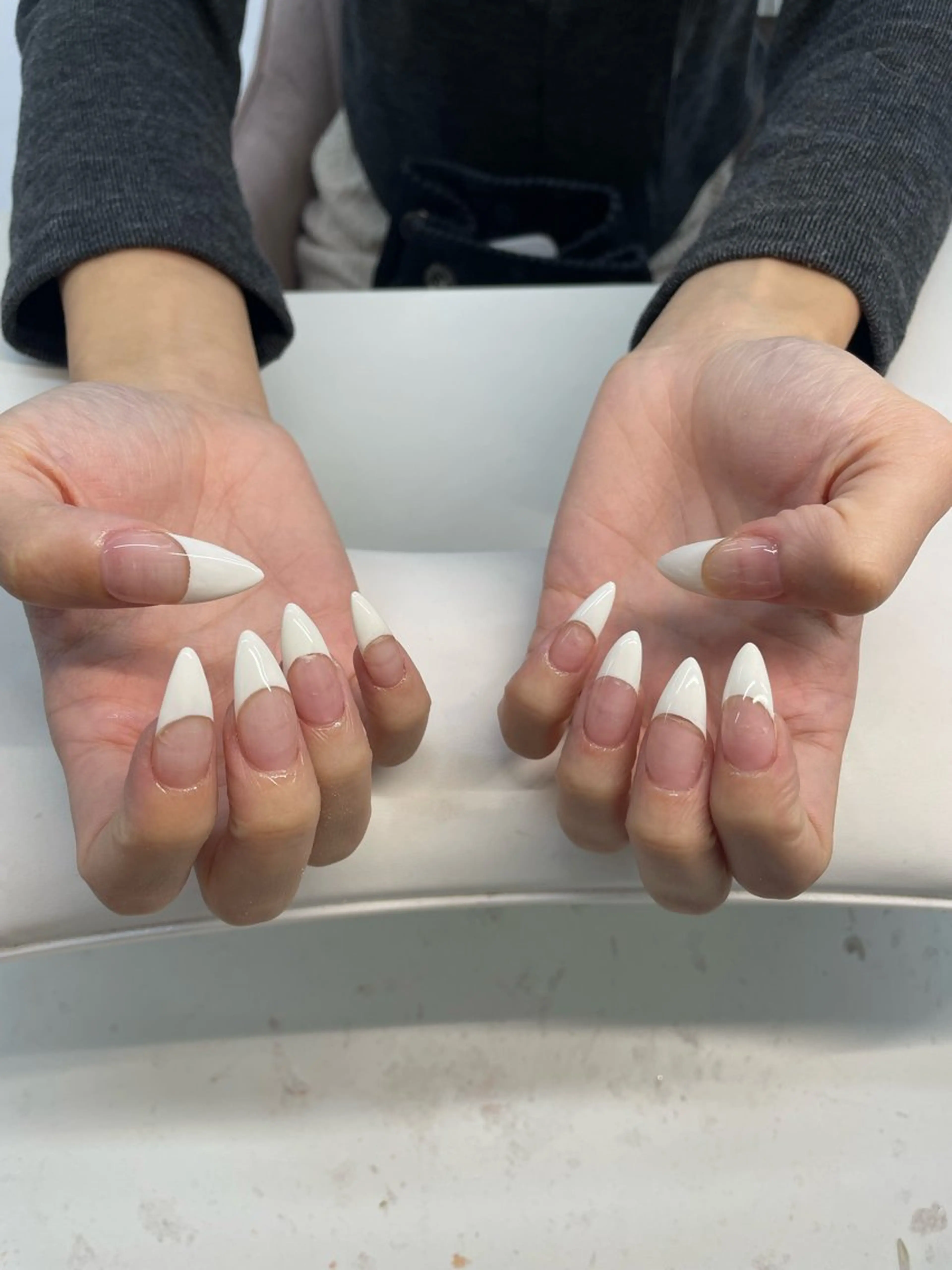 白or黒 フレンチの写真