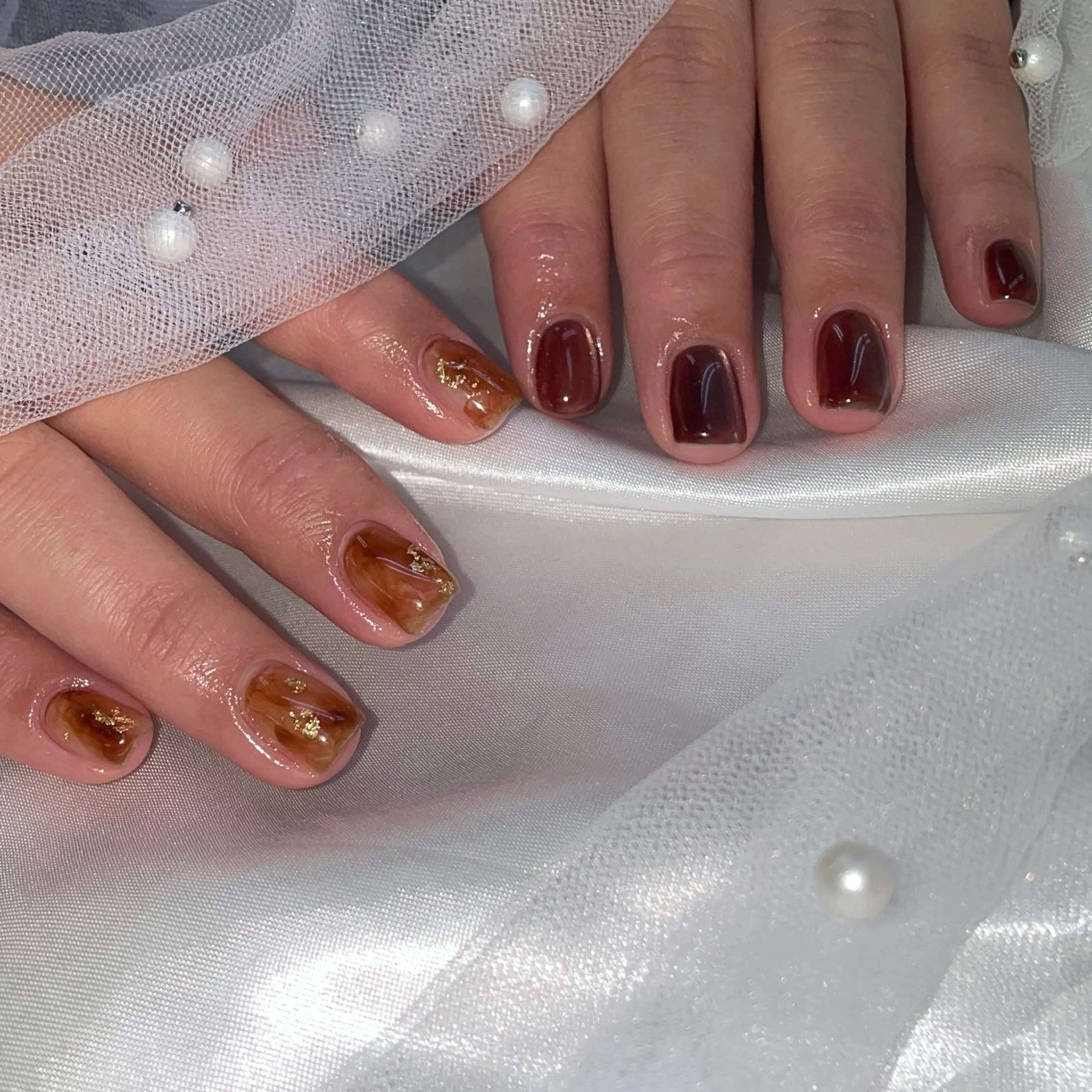 ネイル ニュアンスネイル 友井川 綾華のネイルデザイン