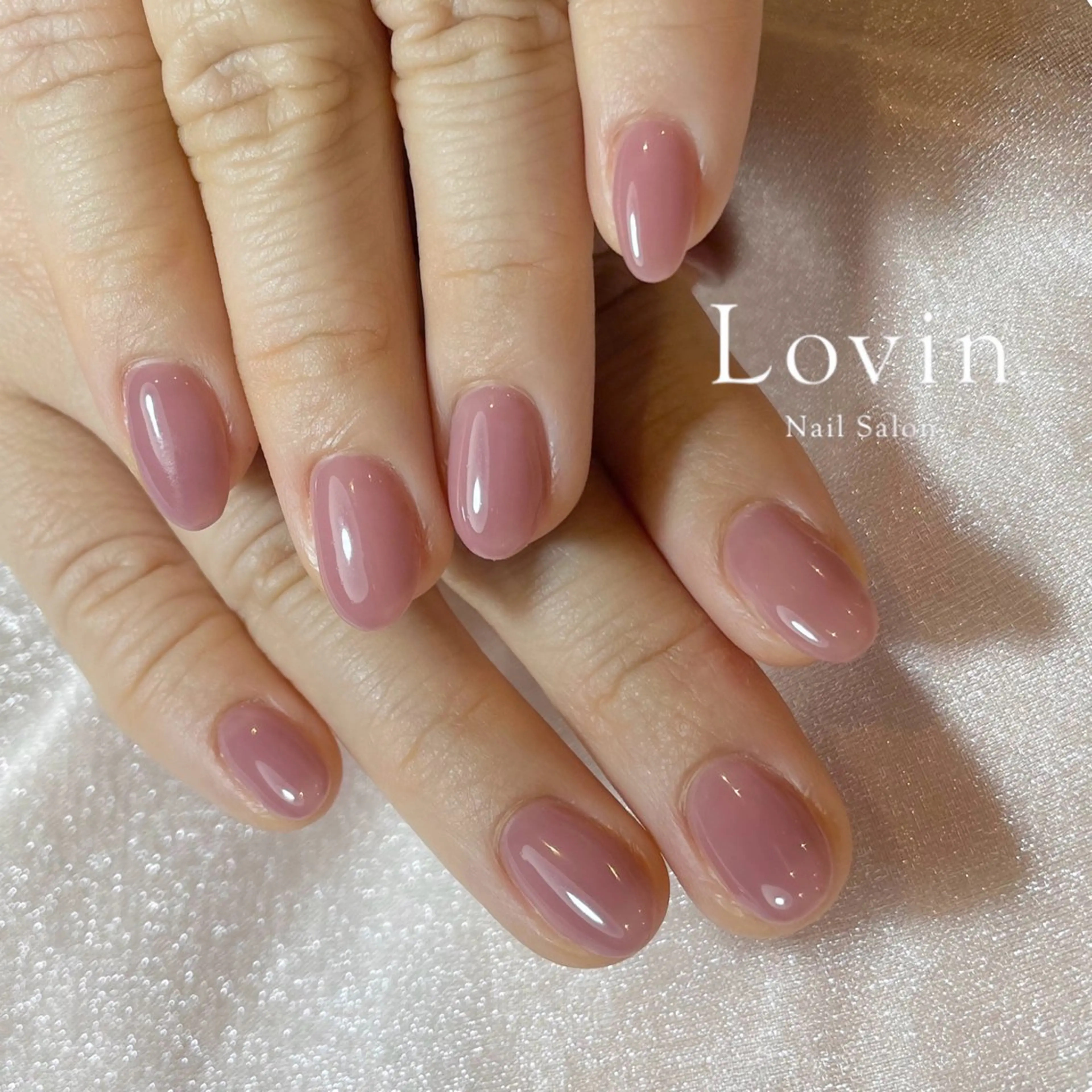 ネイル ジェルネイル ワンカラーネイル パラジェル パラジェル認定サロンk-two nail所属・k-two nailのネイルデザイン