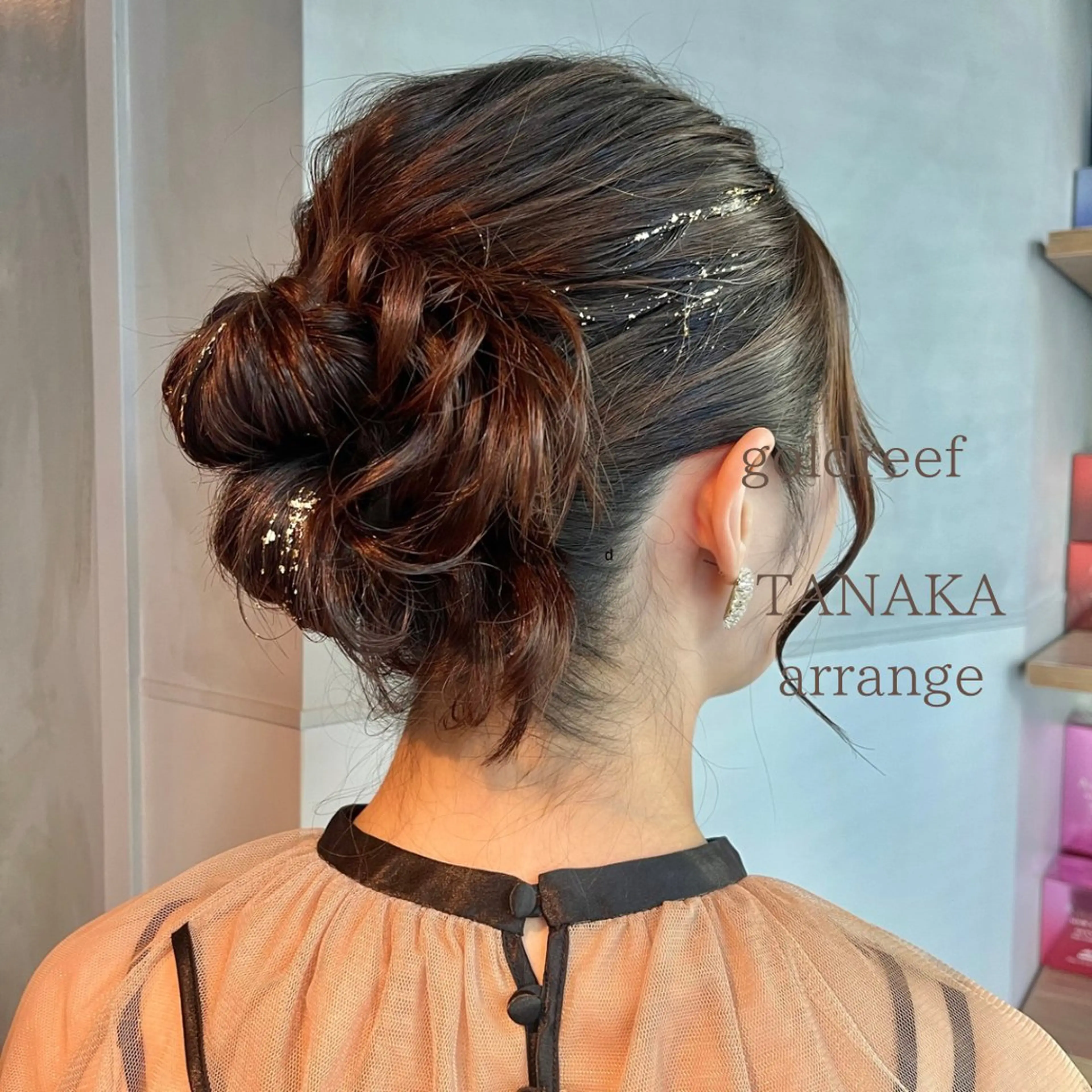 ヘアアレンジ 結婚式・ブライダル 卒業式のヘアスタイル ヘアセット charm《銀座》 ヘアセット/縮毛矯正のヘアスタイル