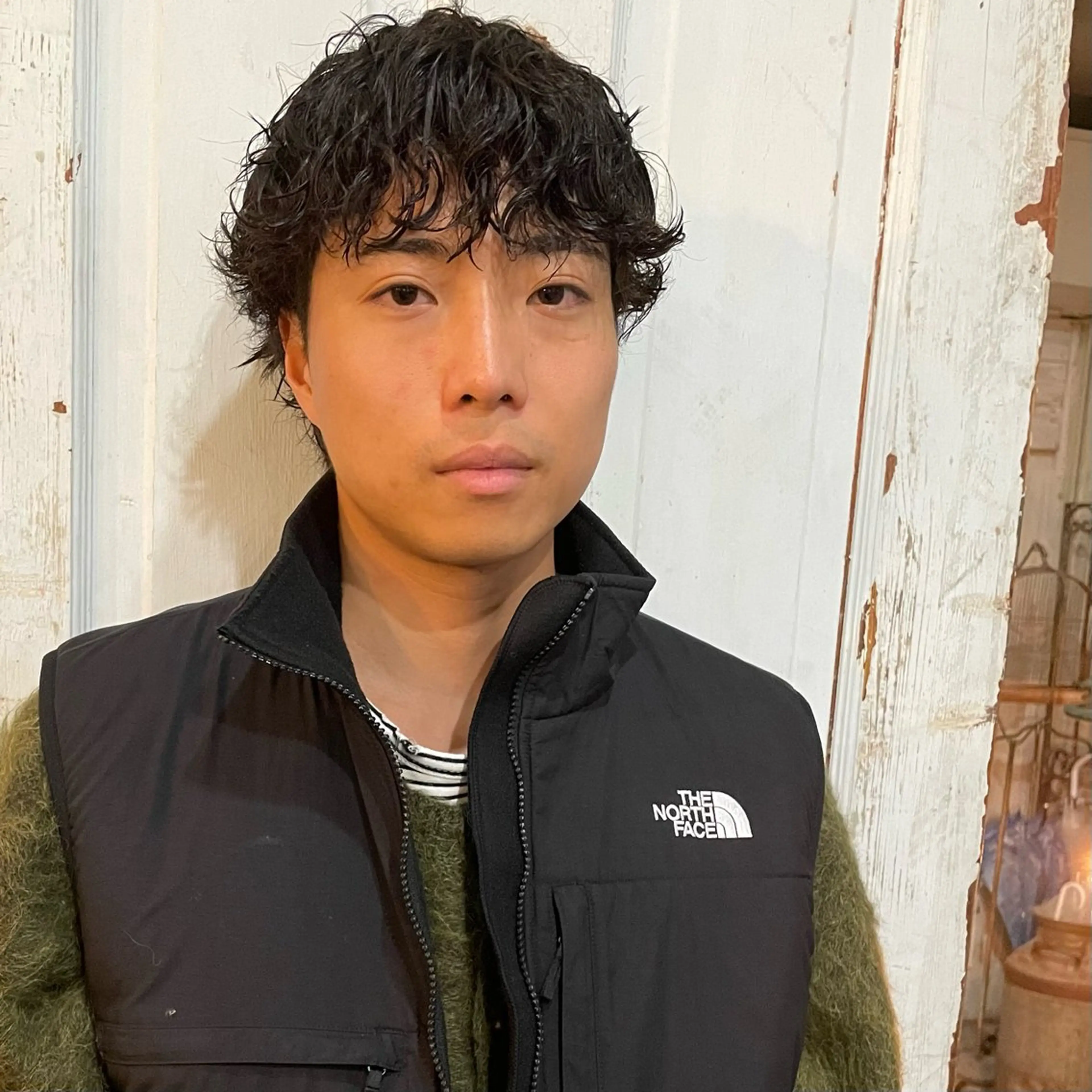 ミディアム パーマ メンズ カット パーマ トリートメント 高評価/パーマ平塚 章悟【tetsu】のヘアスタイル