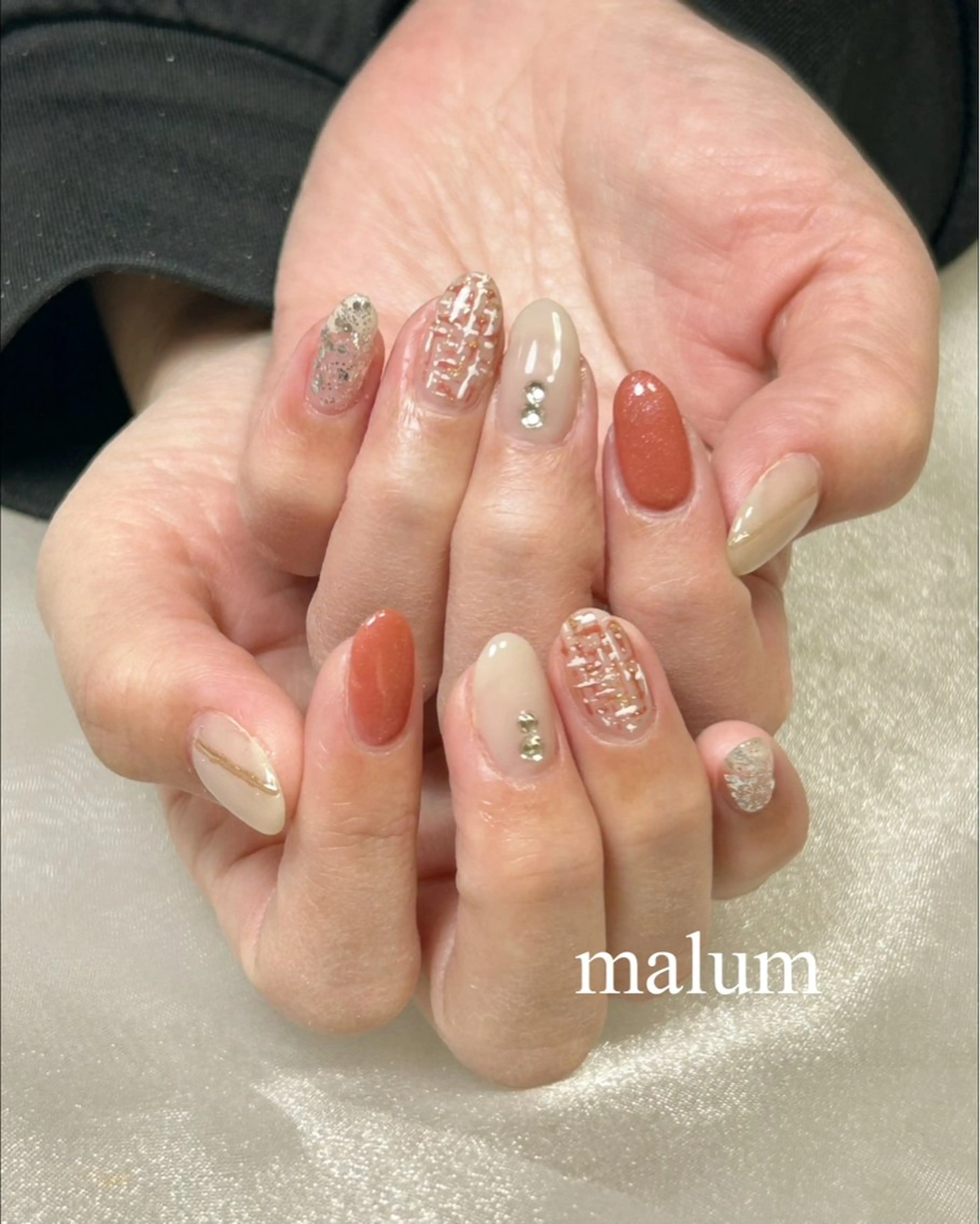 ネイル ハンドネイル malum nailのネイルデザイン