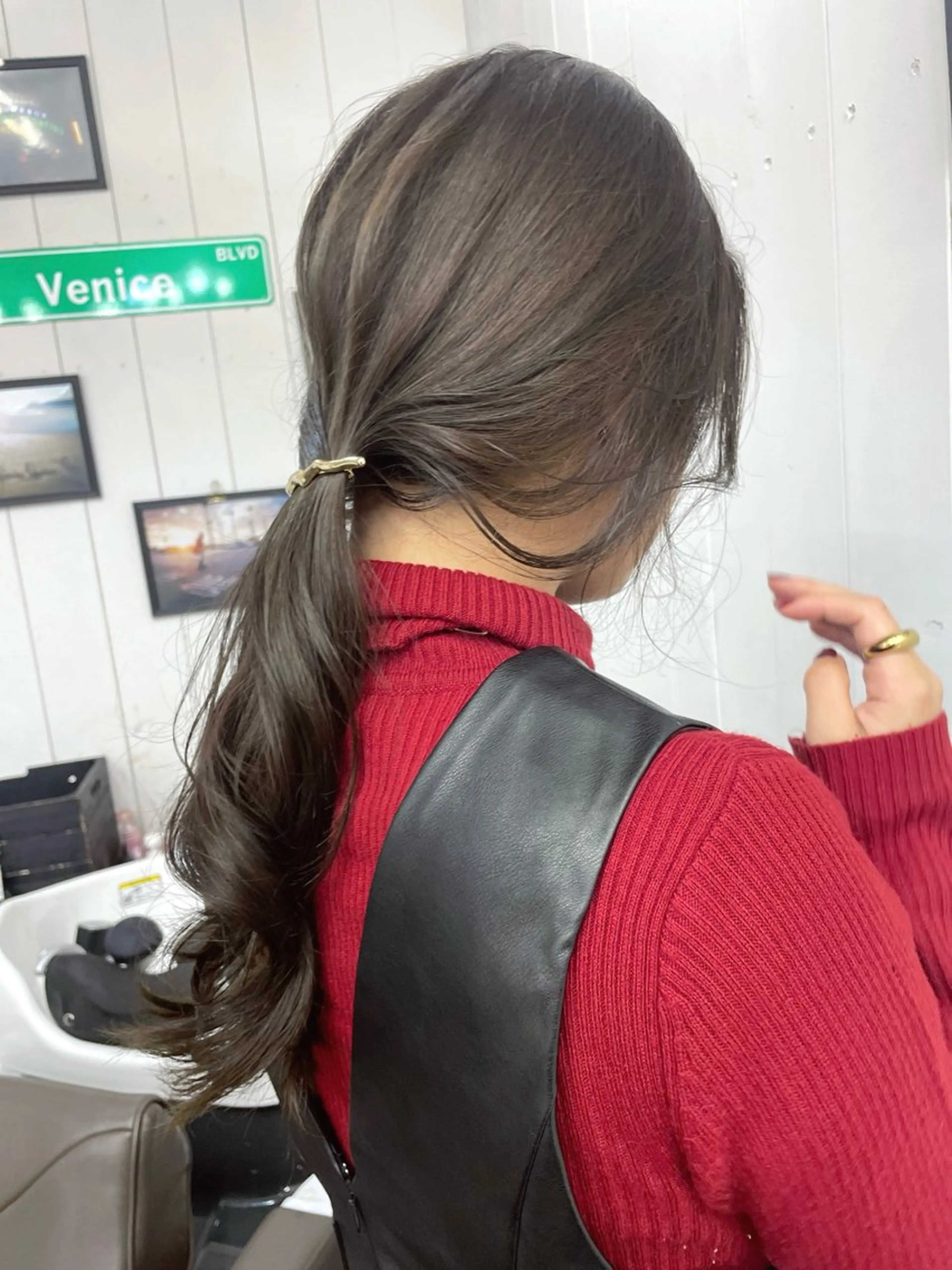 ロング カラー ヘアカラー Ann./艶髪 /レイヤーカットのヘアスタイル