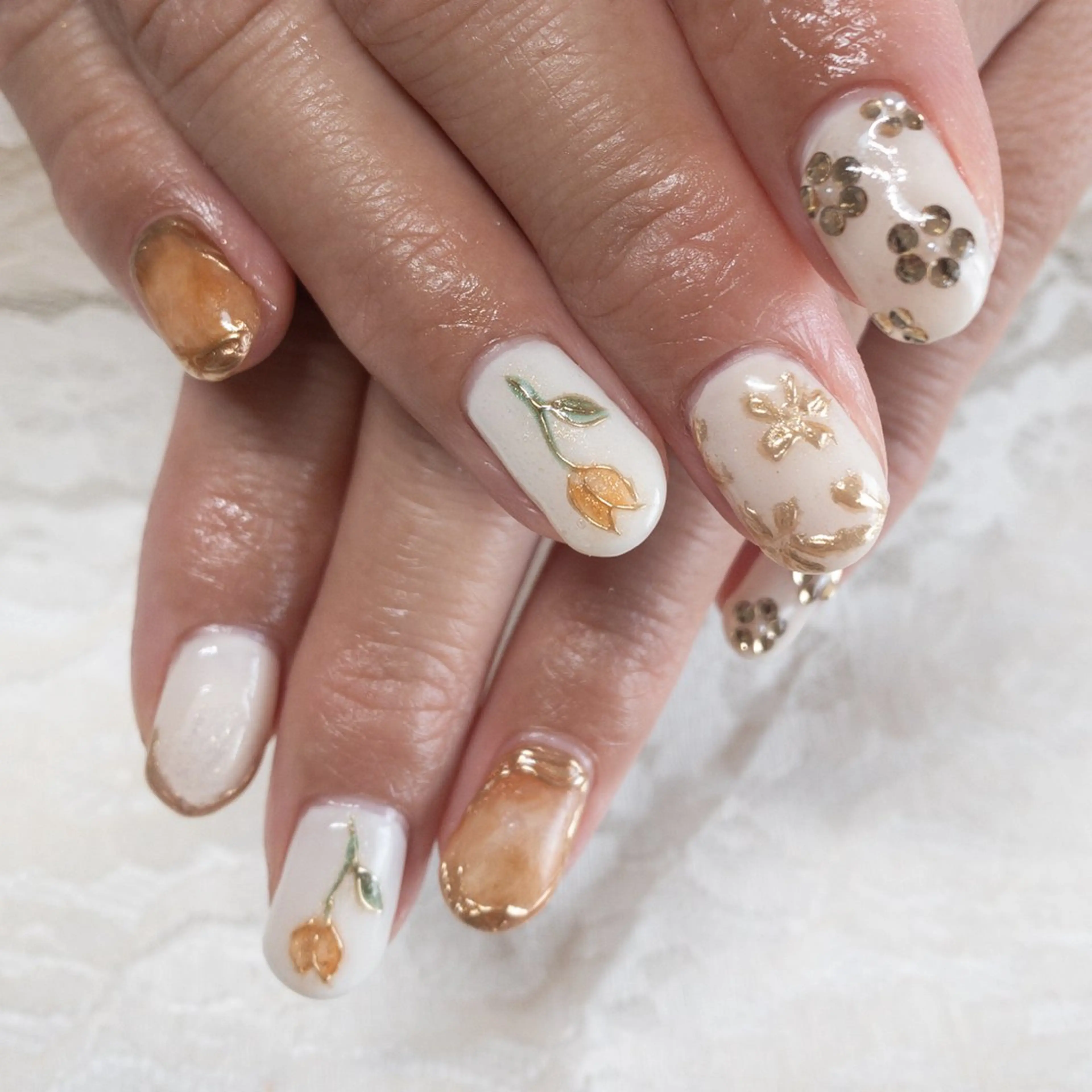 ネイル ハンドネイル ハンドケア 鈴木 久美子のネイルデザイン