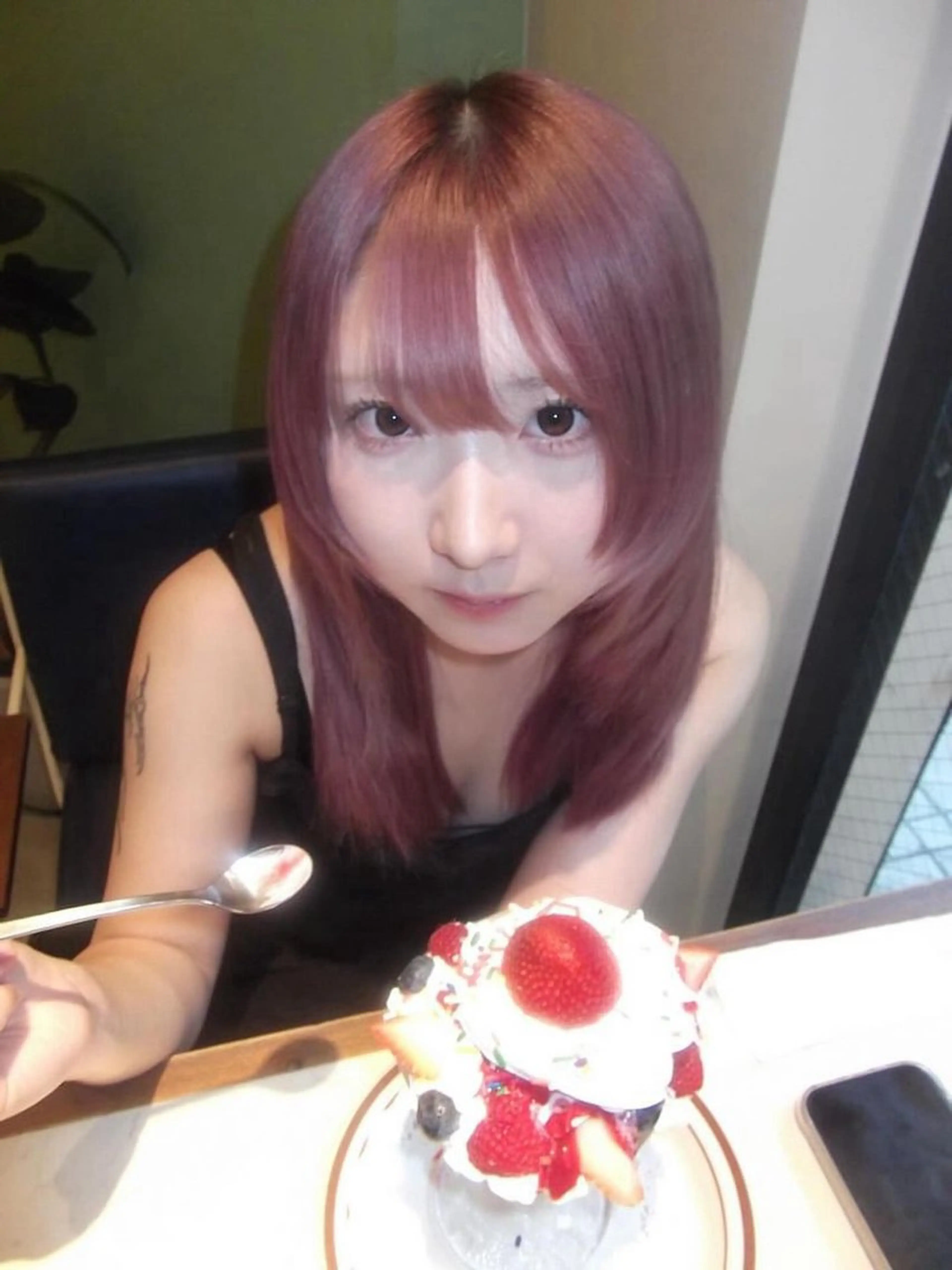 ミディアム カラー ヘアカラー AIRA/ブリーチ ‪/透明感カラーのヘアスタイル