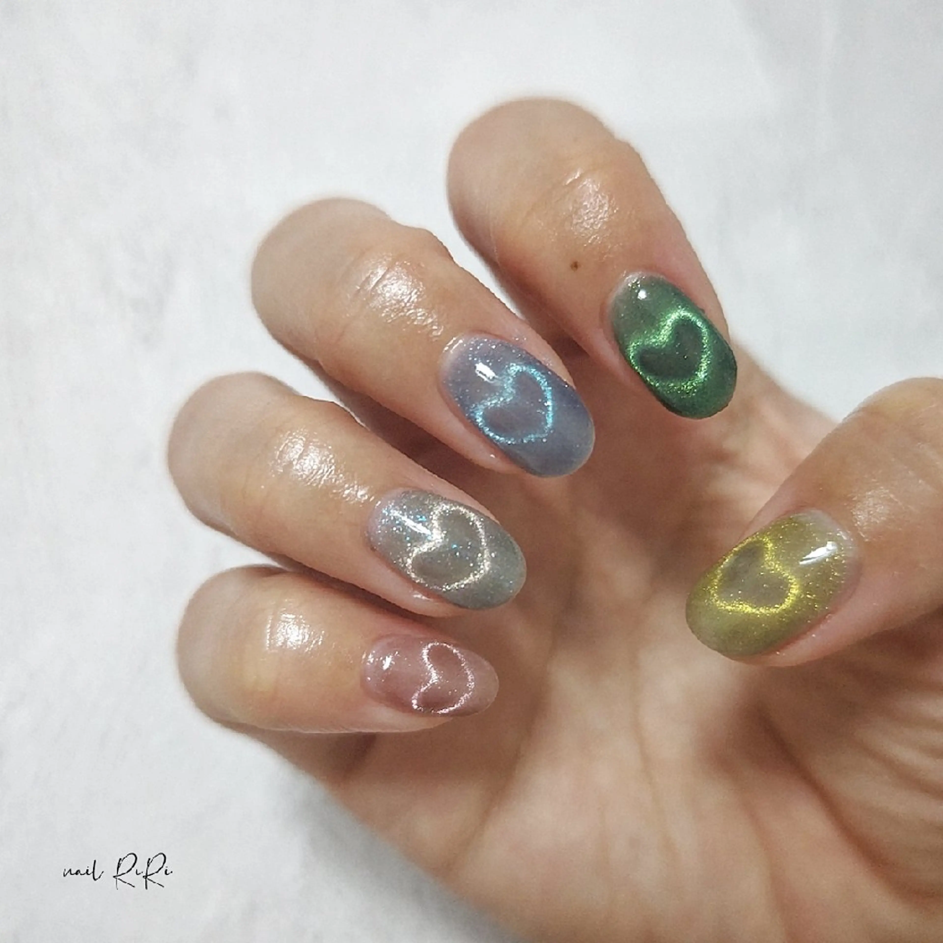 ネイル ハート マグネットネイル nail RiRi アトレナチュラのエステ・リラクイメージ